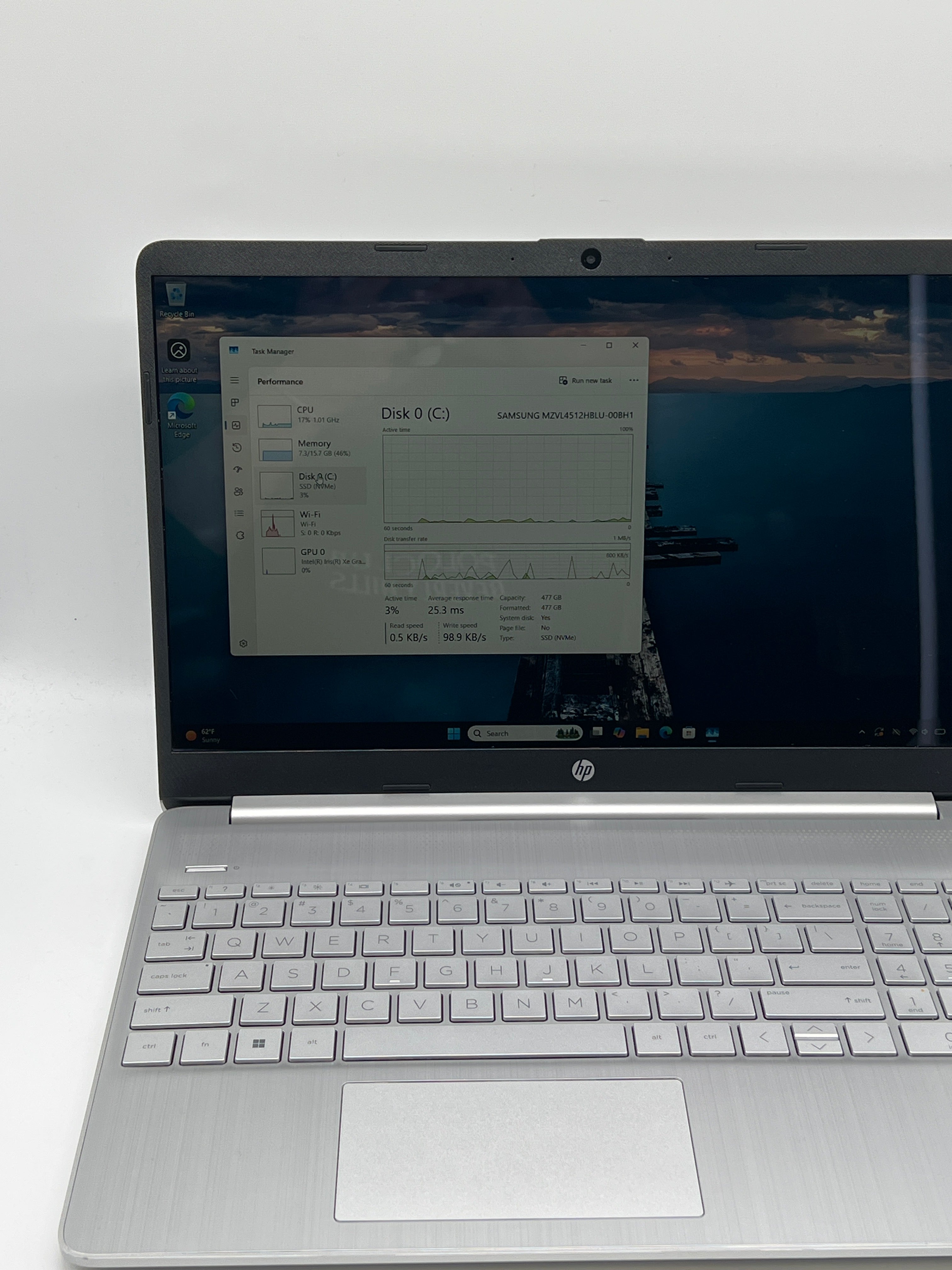 HP Laptop 15-dy5xxx i7-1225u 16GB RAM 512GB SSD Touch - Used