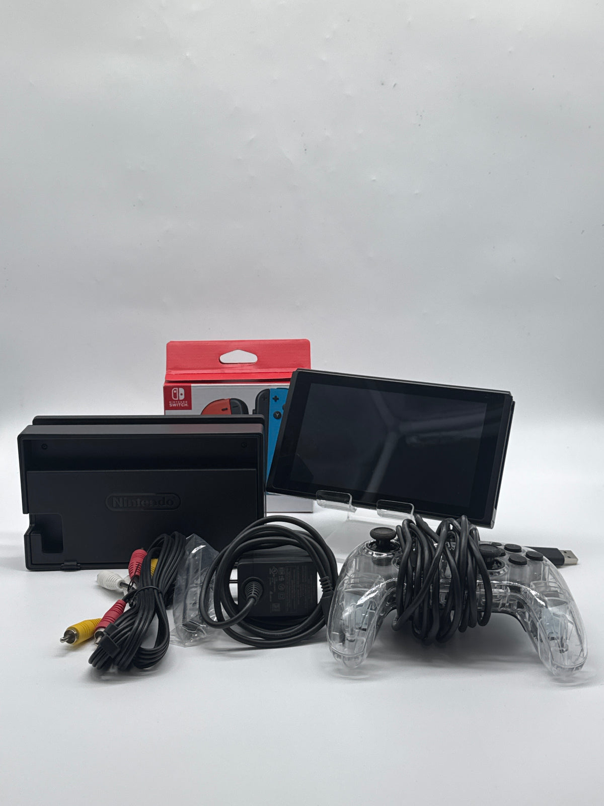 Nintendo Switch HAC-001 32GB Black Console w/ Dock Joy-Cons - Used