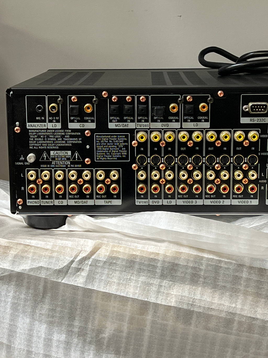 Sony TA-E9000ES Multi Channel Amplifier Digital Processor - Corner damage