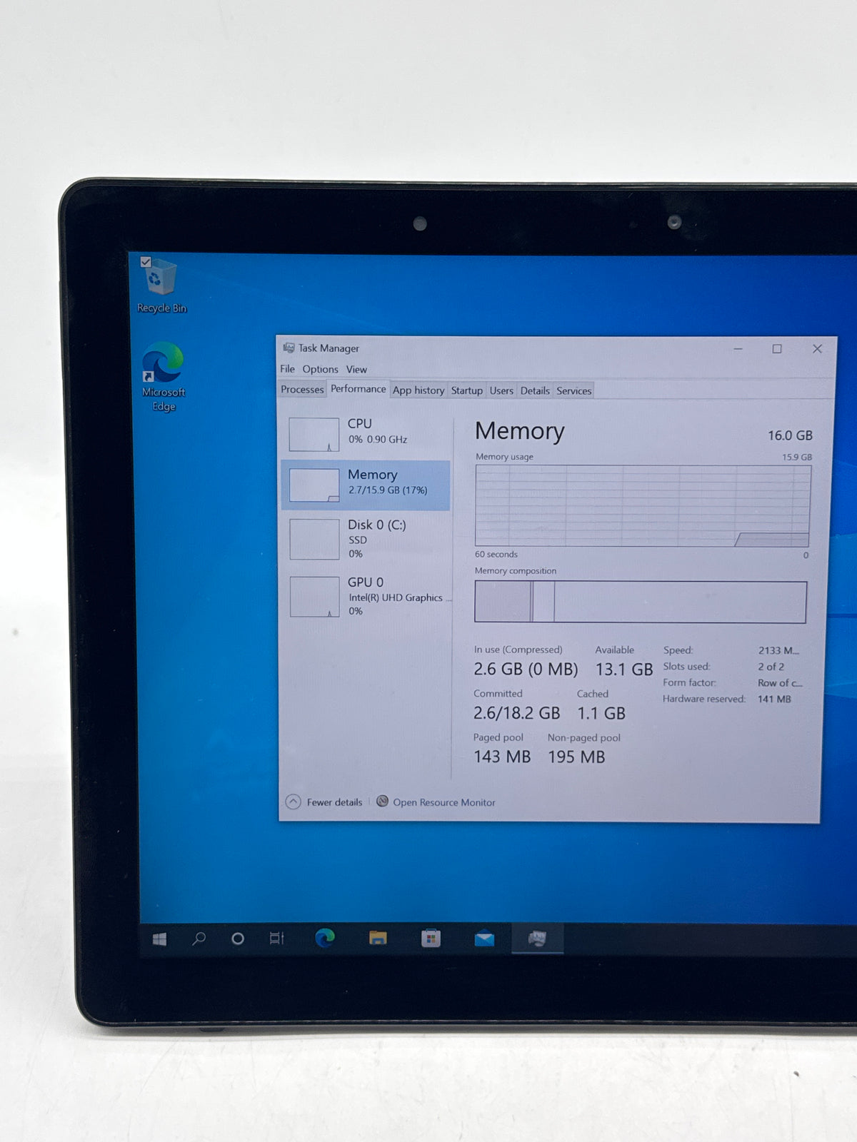 Dell Latitude 5290 2-in-1 12.3" Intel Core i7-8650U 16GB RAM 512GB SSD Black - Used