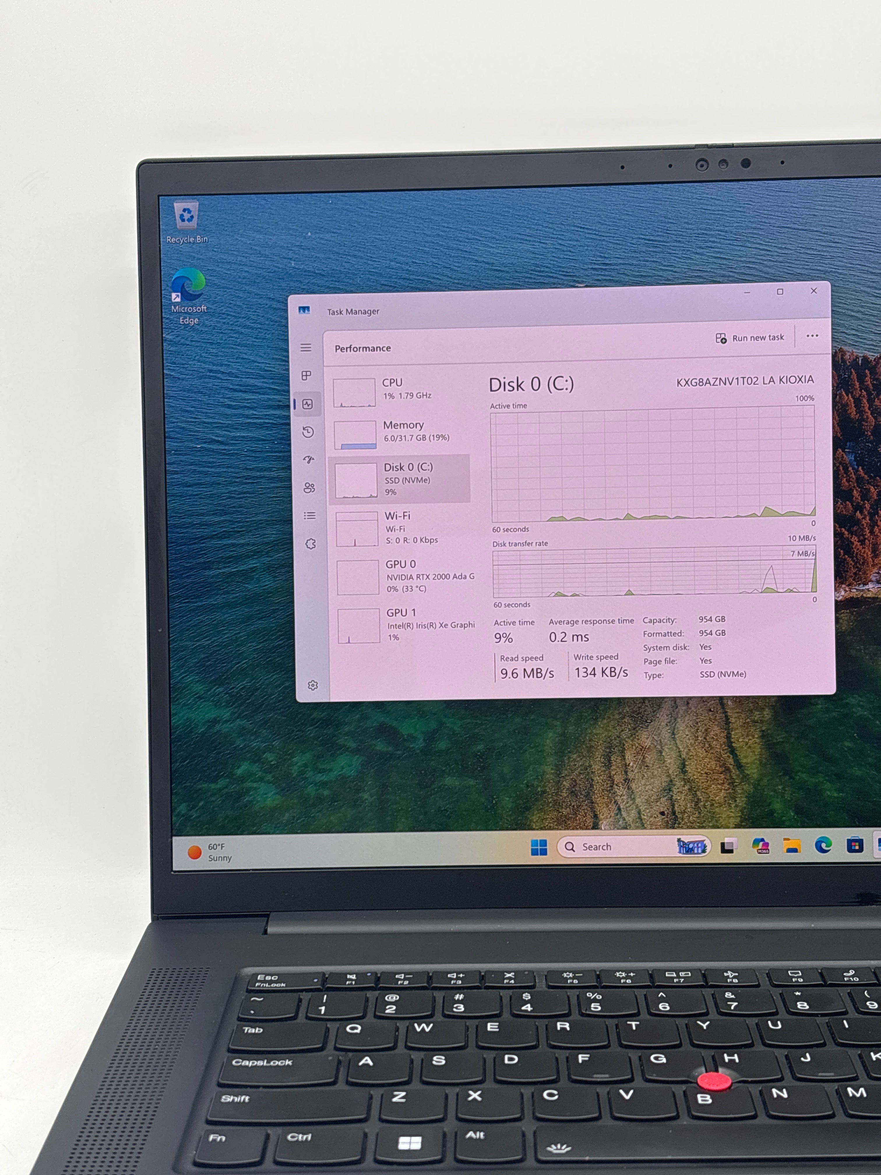 Lenovo ThinkPad P1 Gen 6 i7-13800H 32GB RAM 1TB SSD RTX 2000 TOUCH