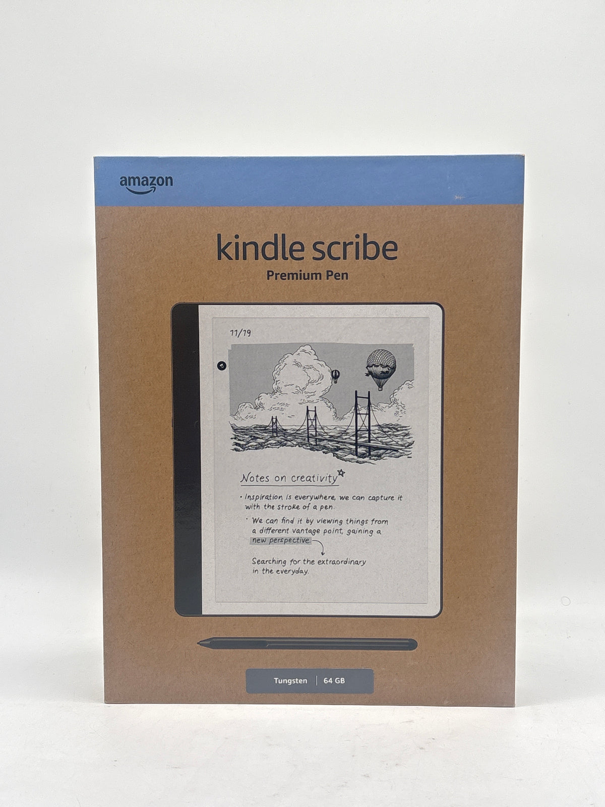 Amazon Kindle Scribe 64GB Wi-Fi Tungsten w/ Premium Pen - New