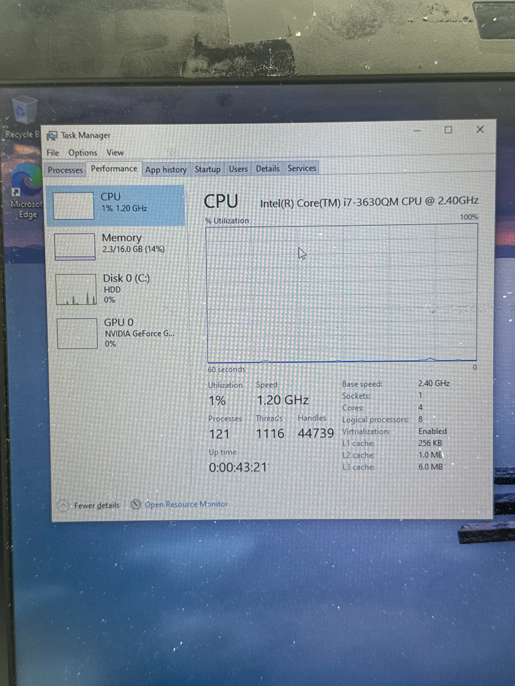 ASUS ROG G75VX i7-3630QM 16GB RAM 1TB HDD GTX 670MX - For Parts (Read DESC)
