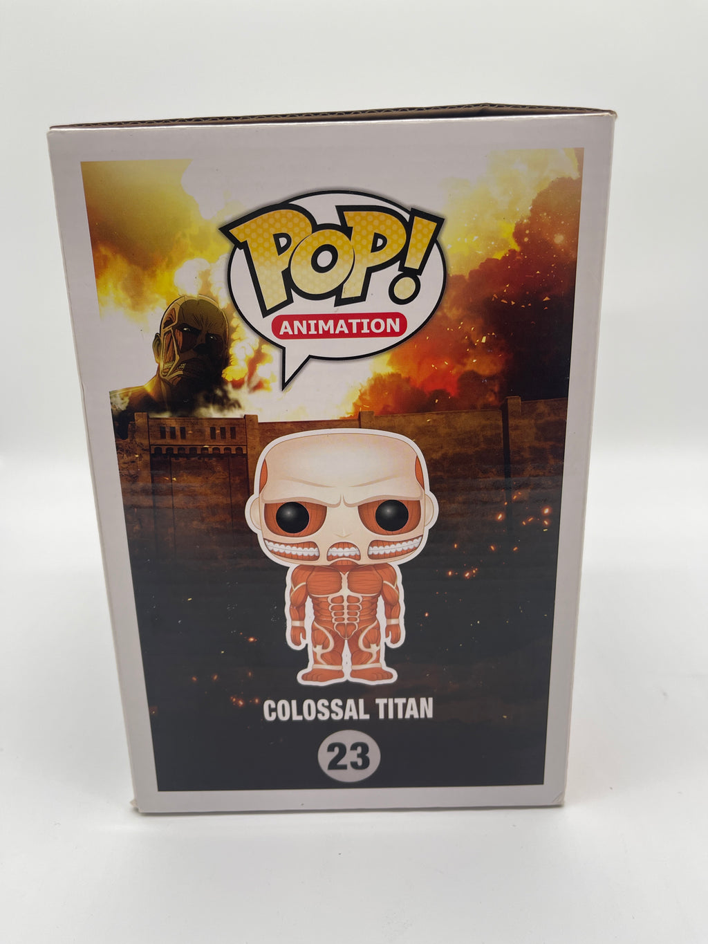 Funko Pop! Attack on Titan Colossal Titan #23 Vinyl Figure Red New Open Box