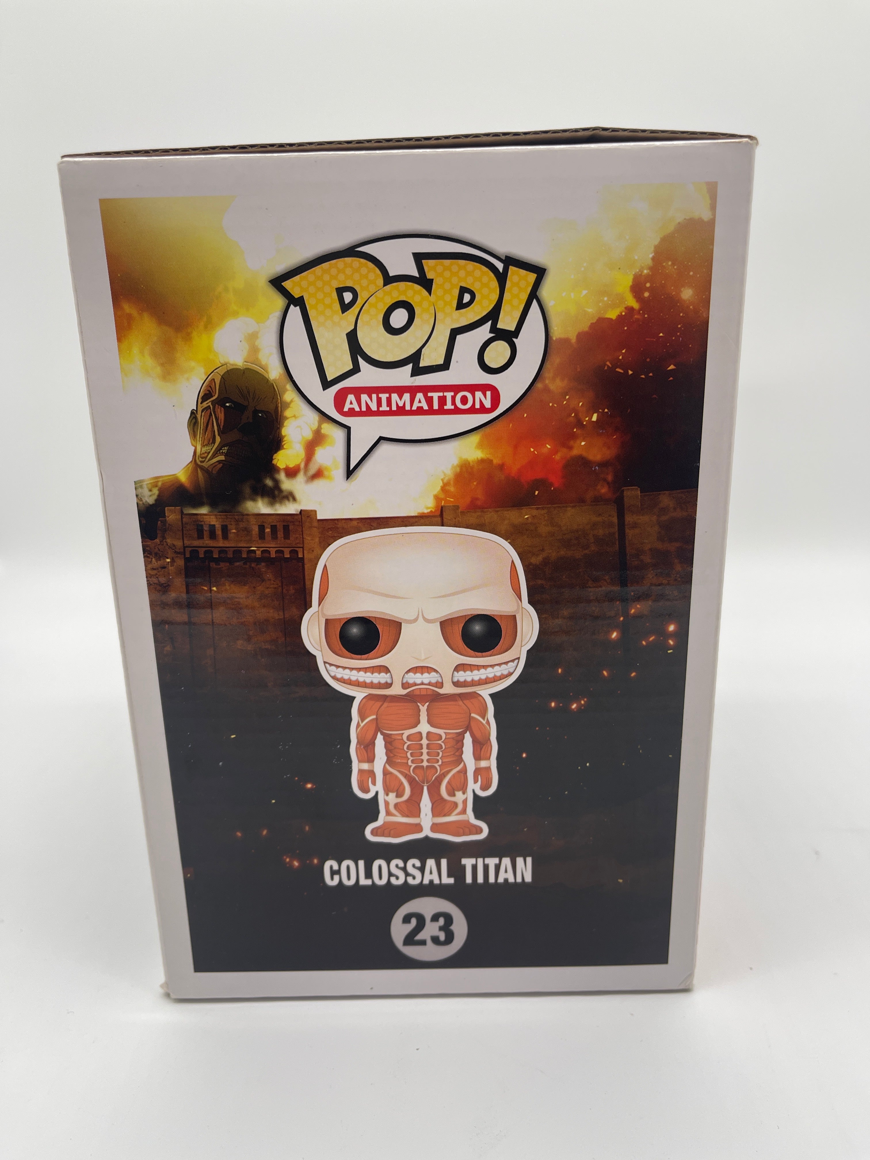 Funko Pop! Attack on Titan Colossal Titan #23 Vinyl Figure Red New Open Box