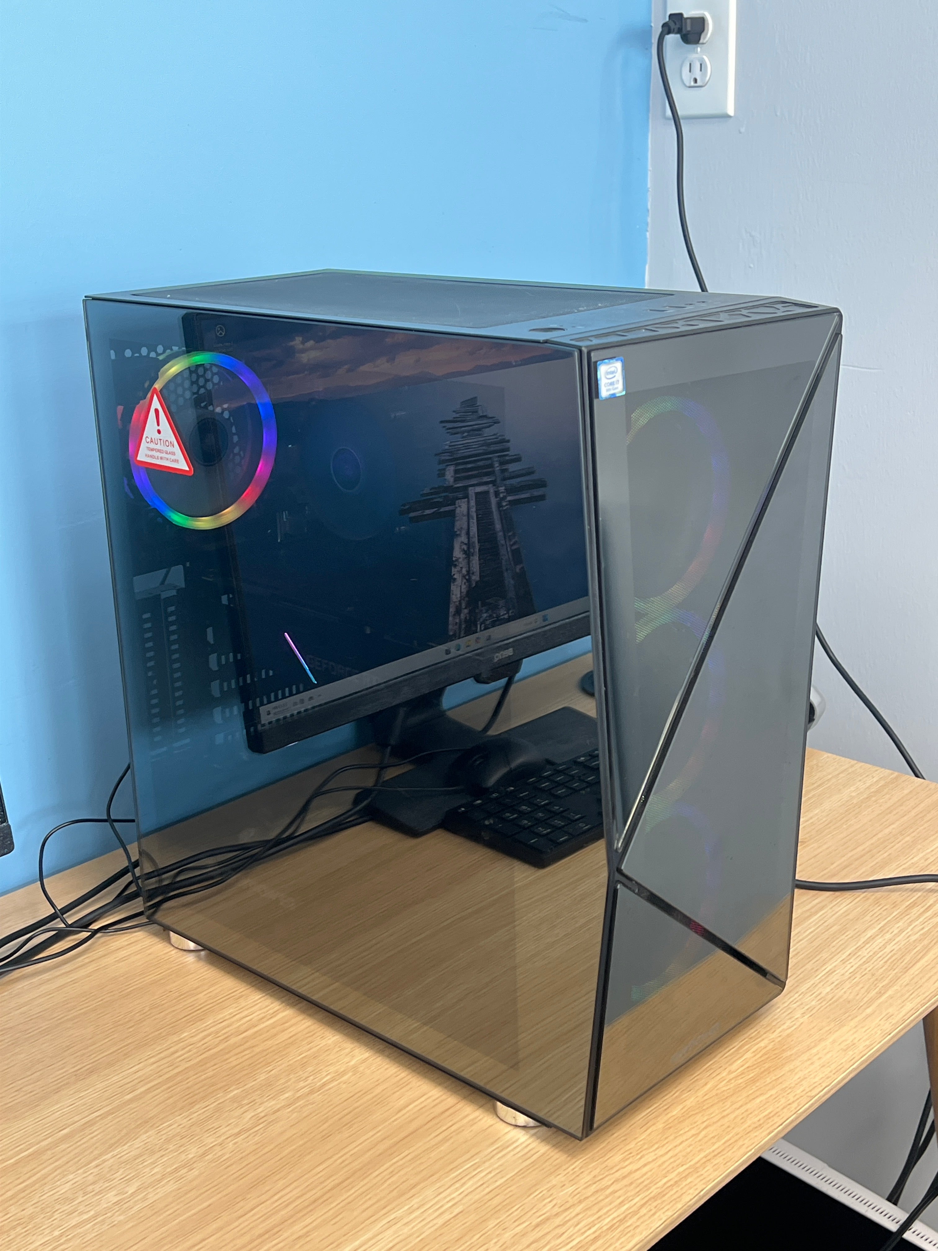 Custom PC i7-9700F 16GB RAM 1TB HDD + 512 GB SSD RTX 2070 Super - Used