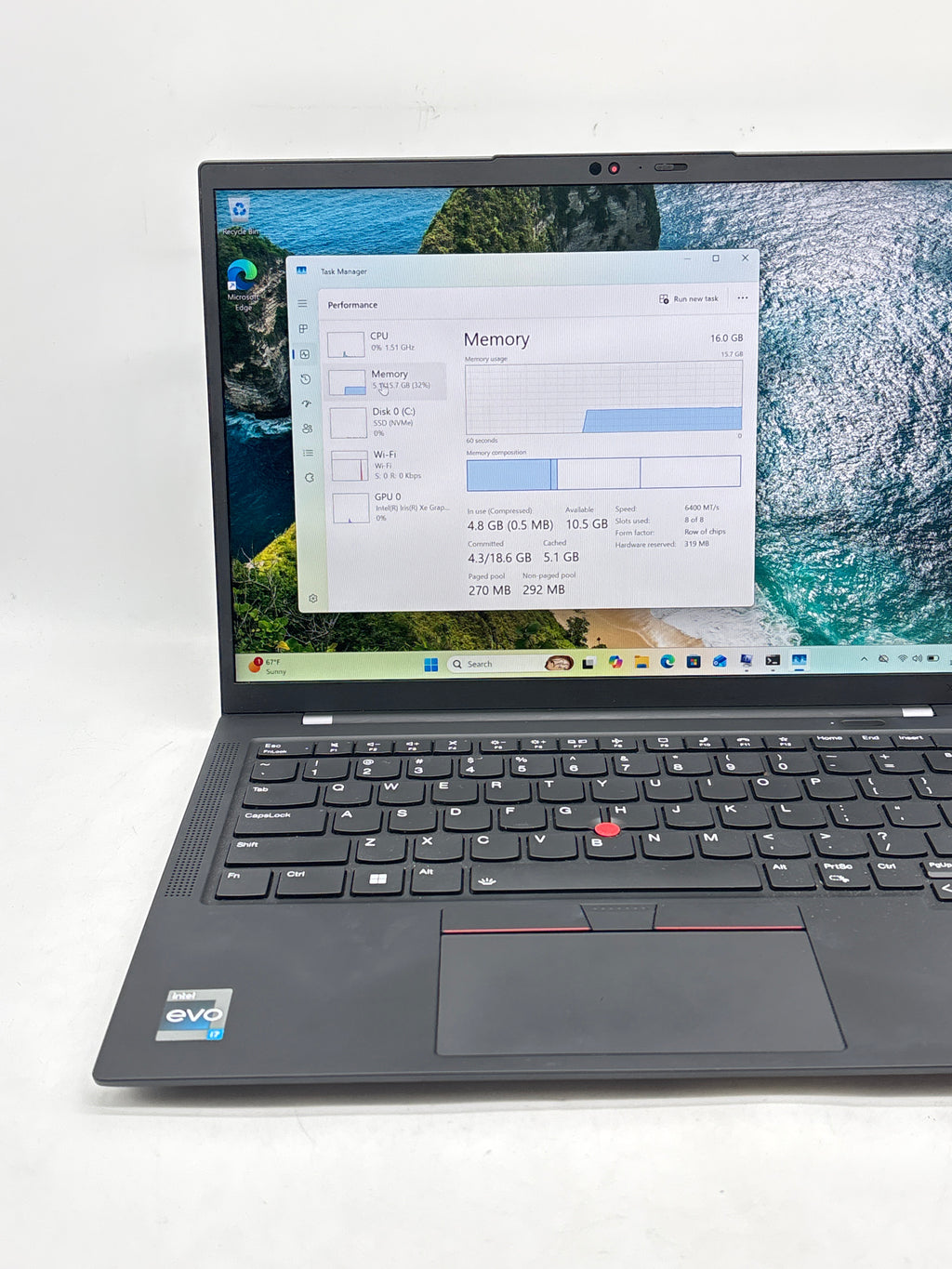 Lenovo ThinkPad X1 Carbon Gen 11 i7-1355U 16GB RAM 512GB SSD 14in - Used