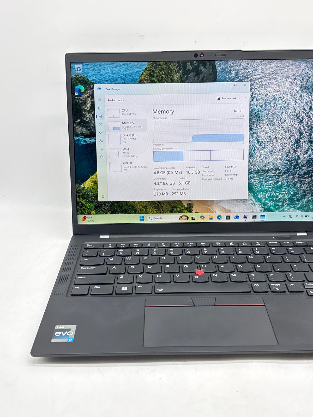 Lenovo ThinkPad X1 Carbon Gen 11 i7-1355U 16GB RAM 512GB SSD 14in - Used