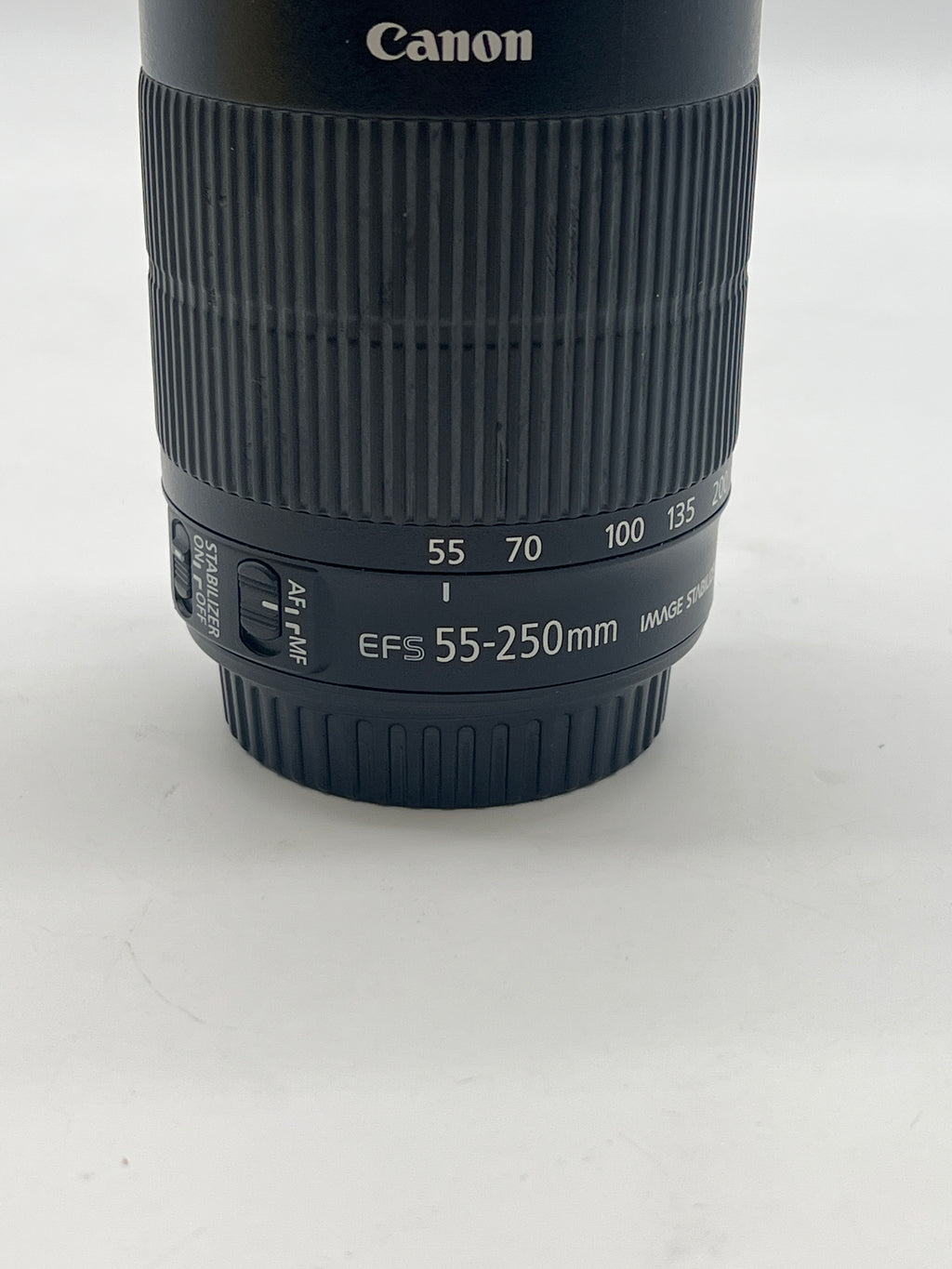 Canon EF-S 55-250mm F4-5.6 IS STM Zoom Lens Black for - Used