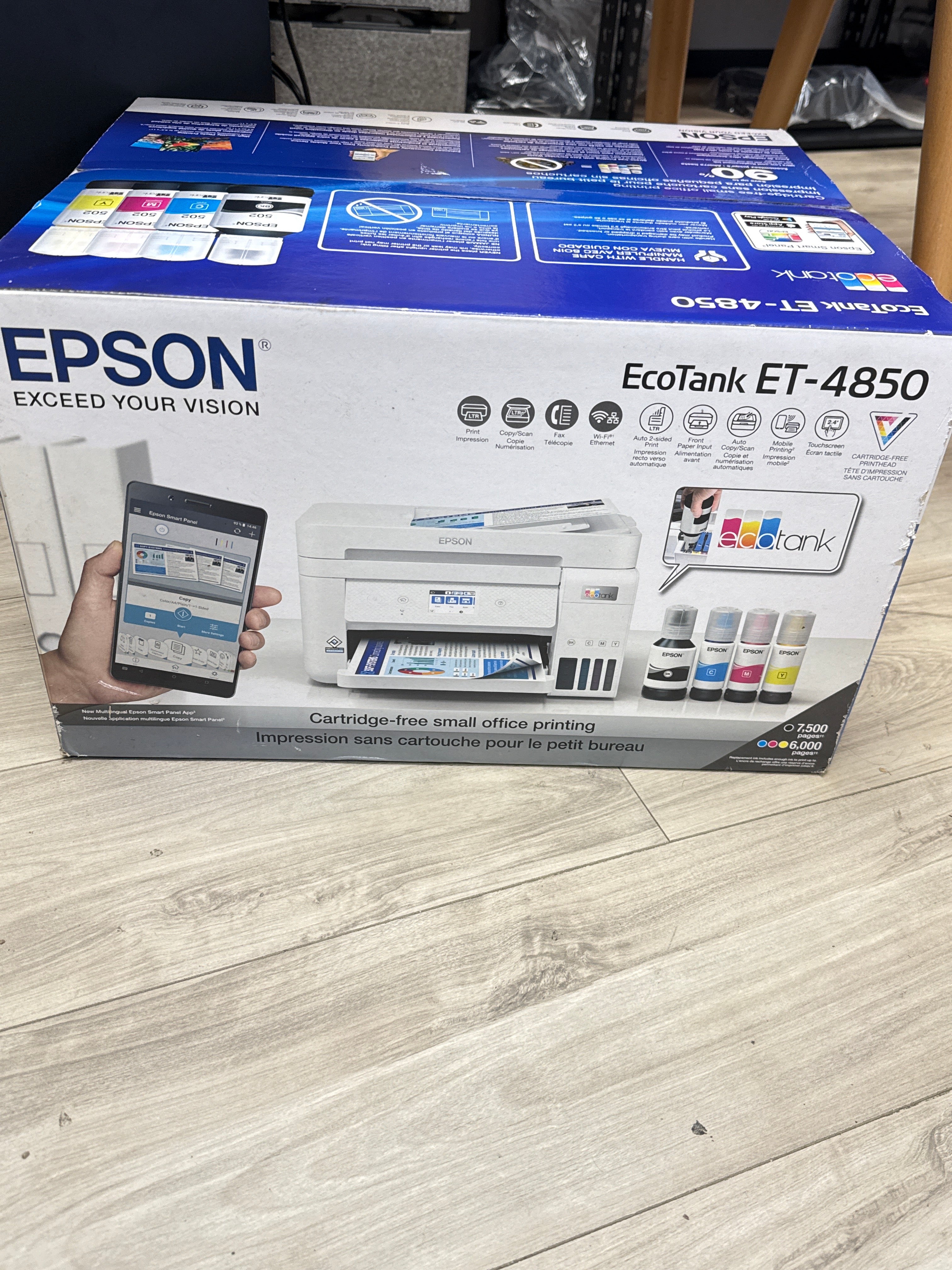 Epson EcoTank ET-4850 All-In-One Inkjet Printer - New In Box