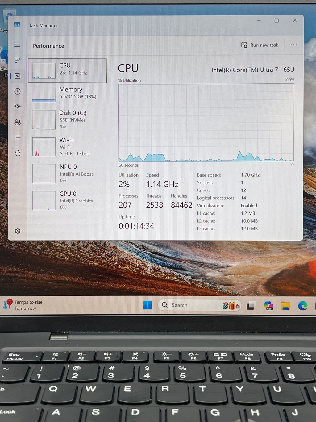 Lenovo ThinkPad X1 Carbon Gen 12 Intel Core Ultra 7 32GB RAM 1TB SSD