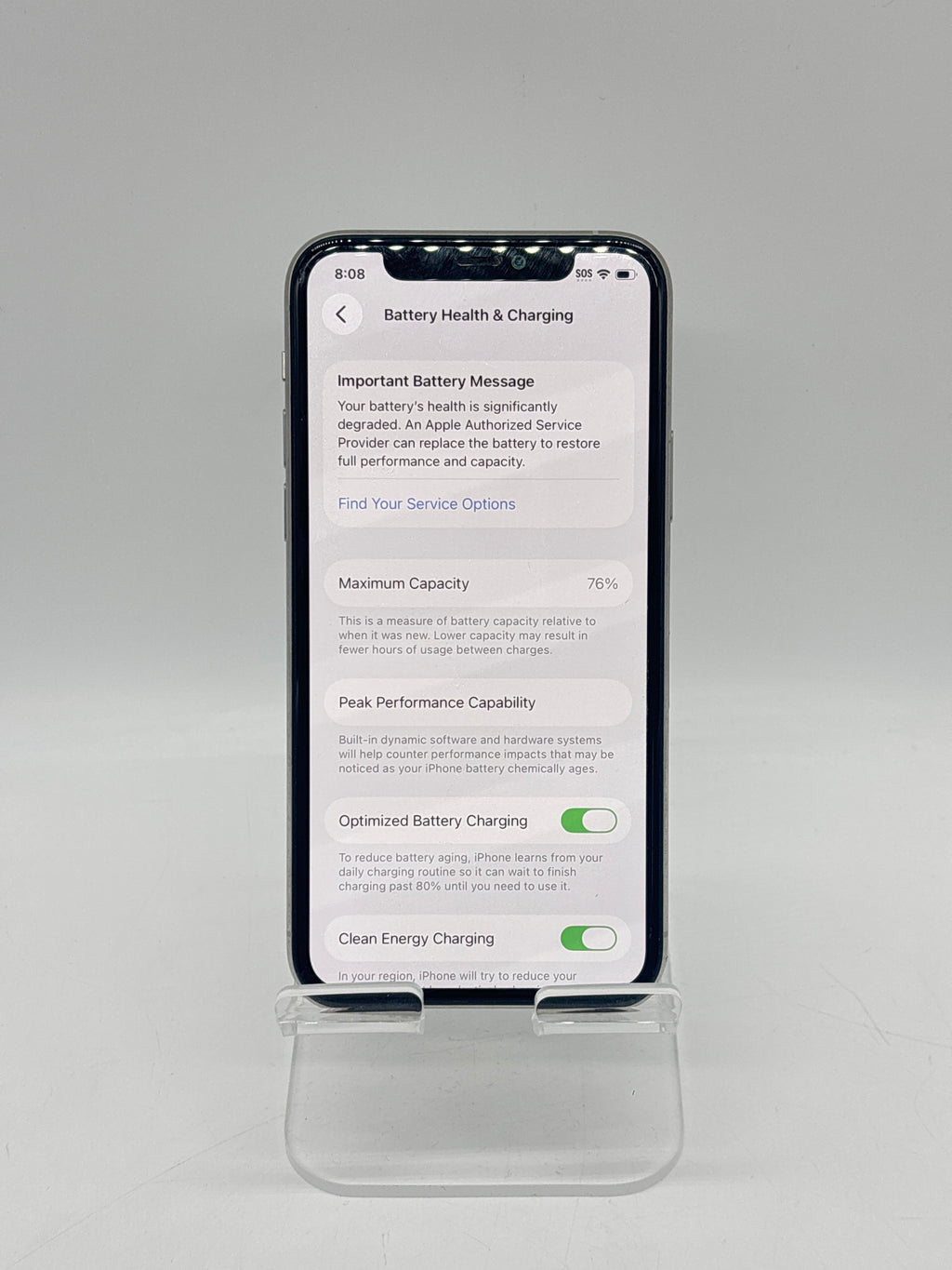 Apple iPhone 11 Pro 64 GB White Unlocked - For Parts