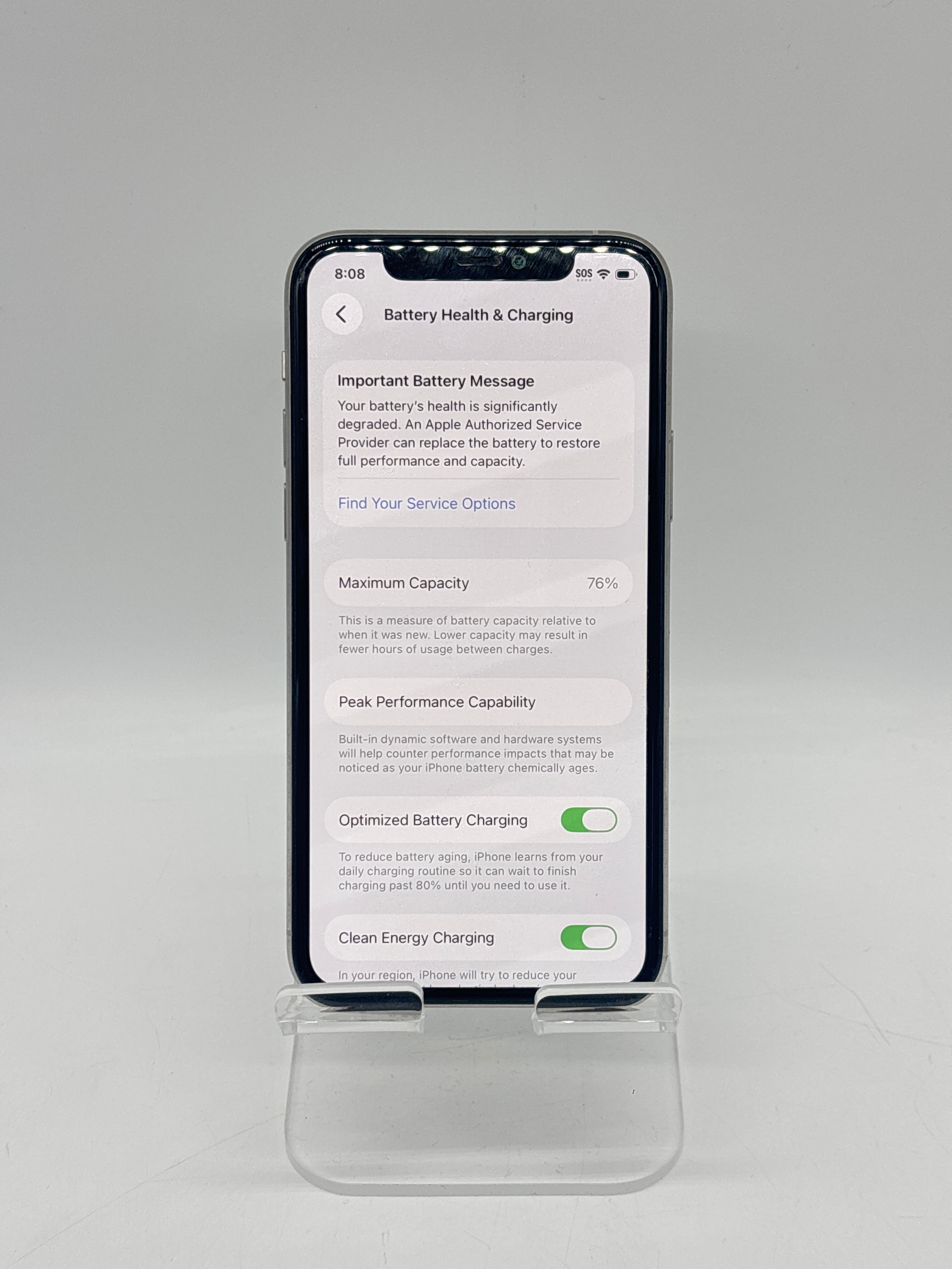 Apple iPhone 11 Pro 64 GB White Unlocked - For Parts