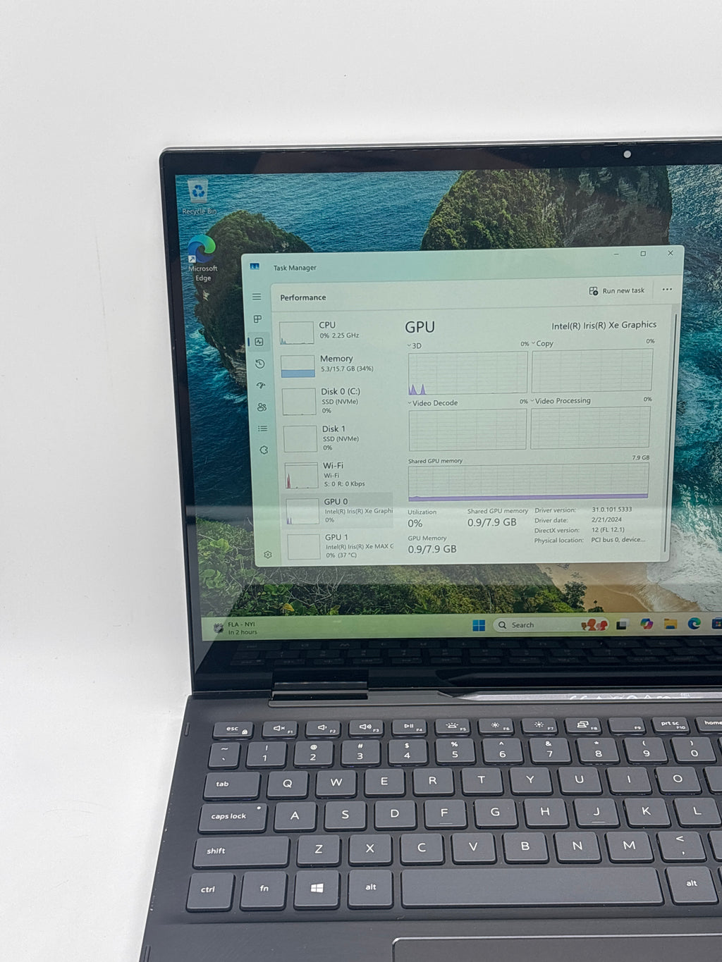 Dell Inspiron 7506 2-in-1 i7-1165G7 16GB RAM 512GB SSD