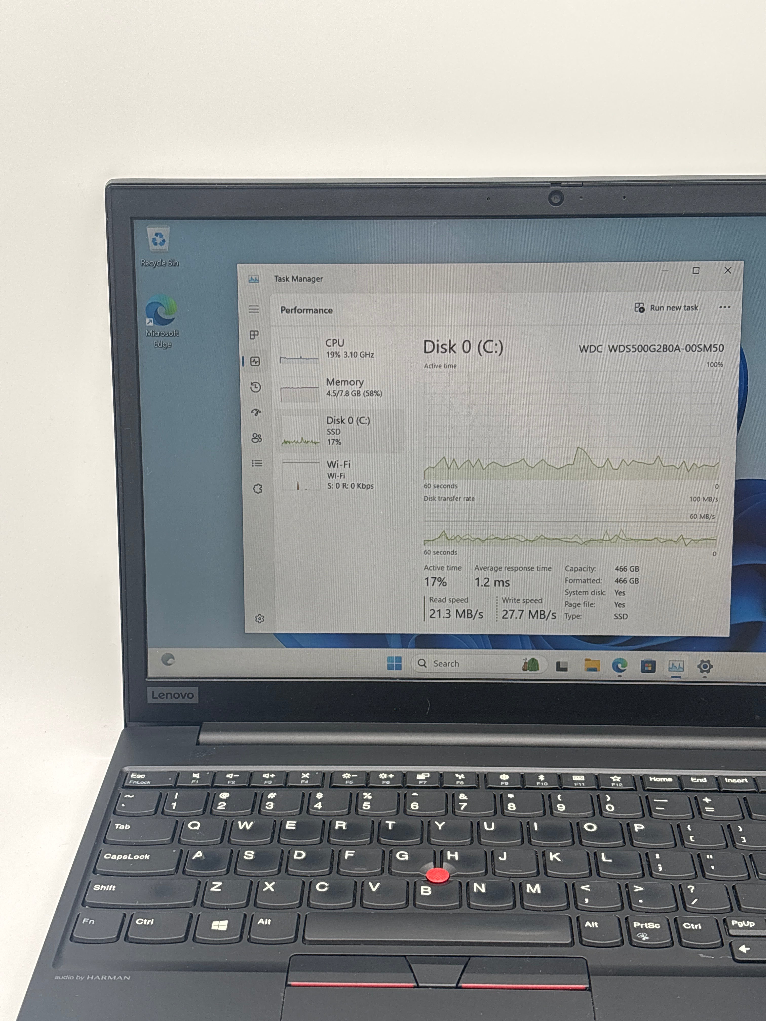 Lenovo E15 20RD005KUS i7-10510U 8GB RAM 512GB SSD