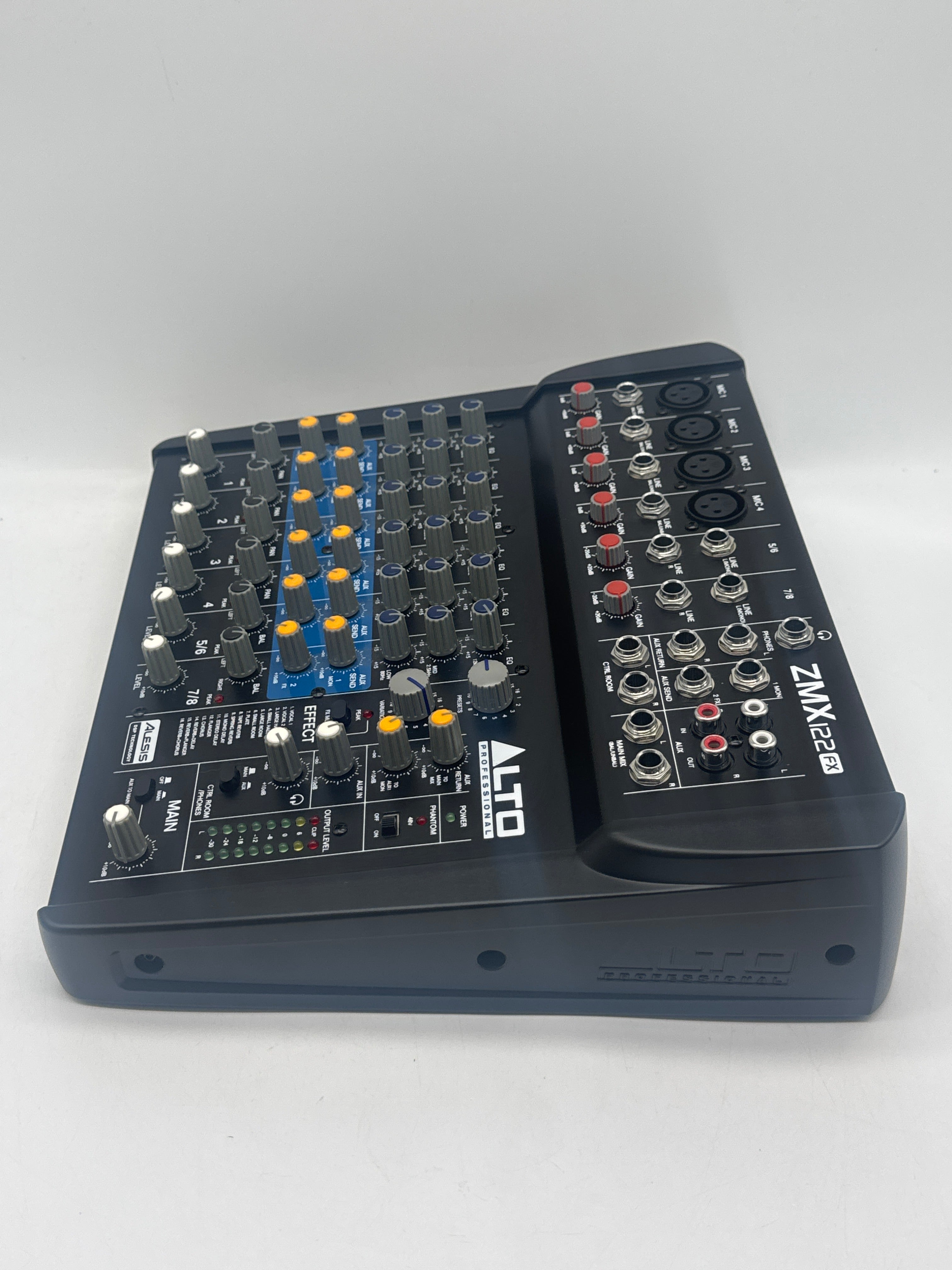 Alto Professional ZMX122FX Compact Audio Mixer + Power Supply - Used
