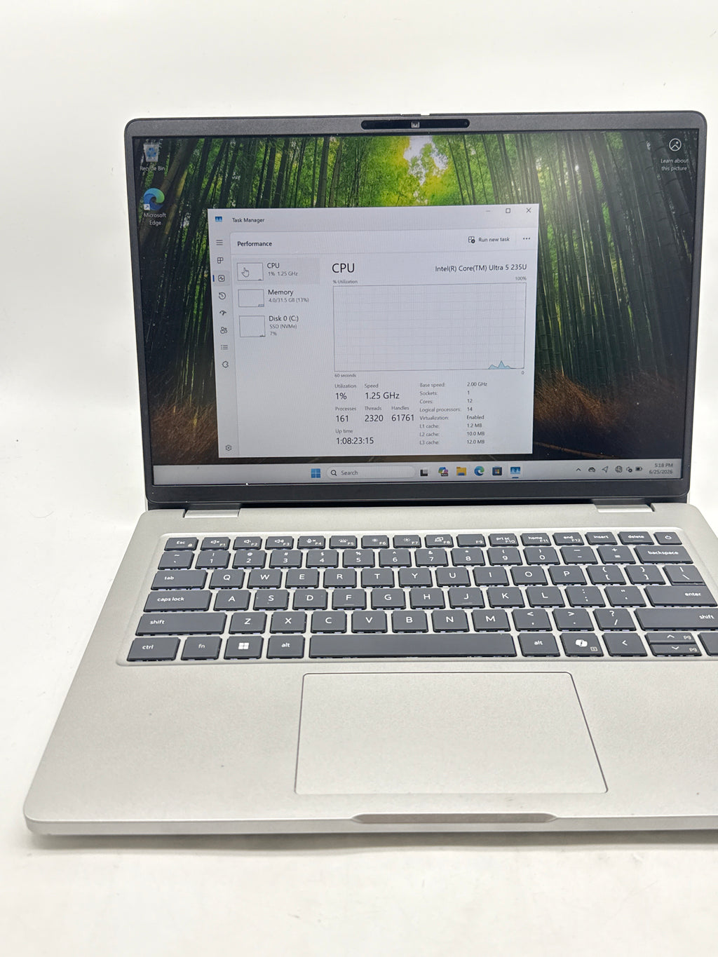 Dell Pro 14 PC14250 14" Core Ultra 5 235U 32GB RAM 256GB SSD - Used