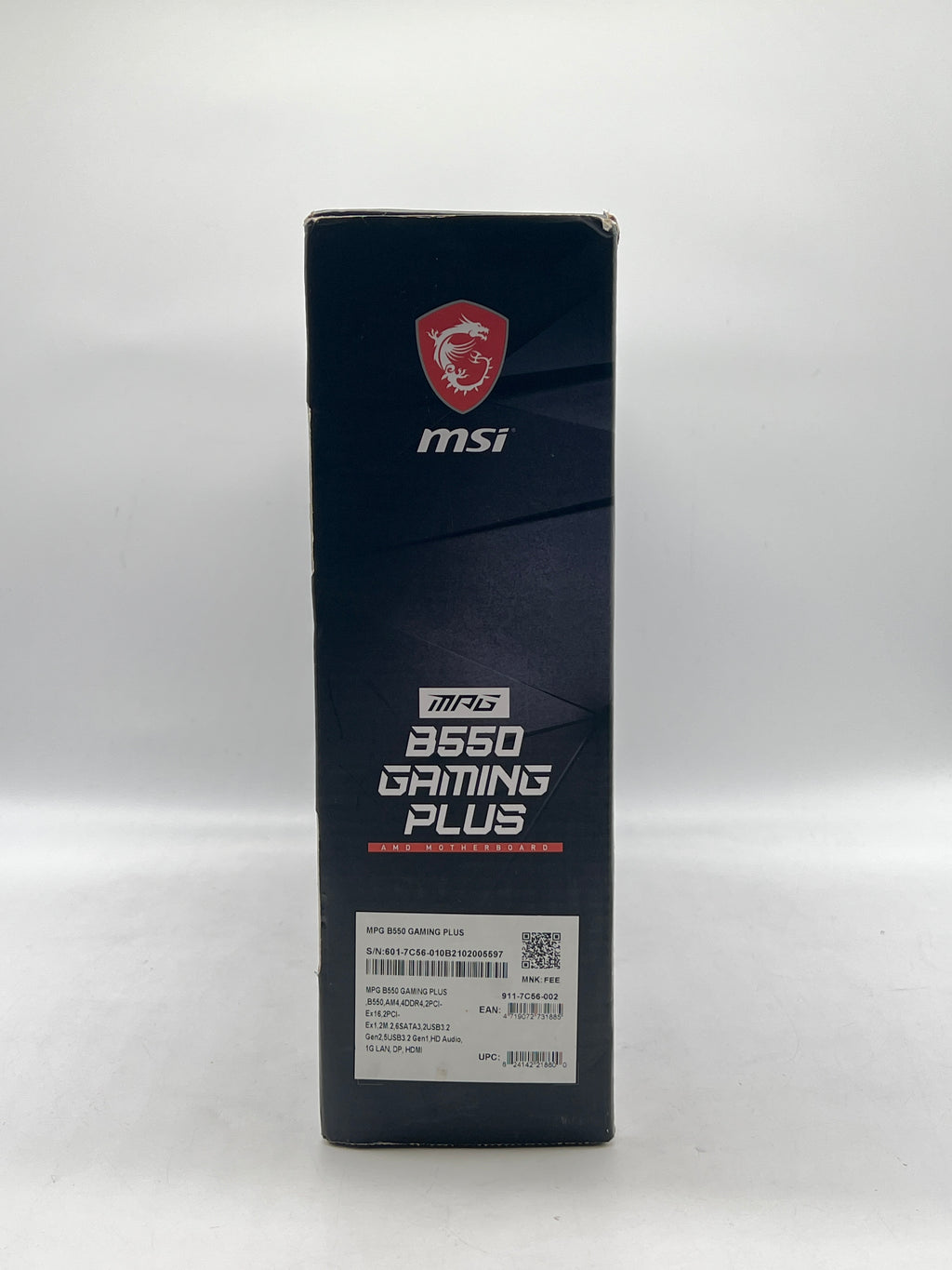 MSI MPG B550 Gaming Plus AM4 DDR4 ATX Motherboard - New in Box