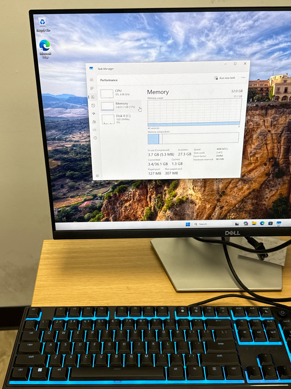 PowerSpec 7745 AMD Ryzen 7 Pro 8-Core 32GB RAM 1TB SSD AMD Radeon - Used