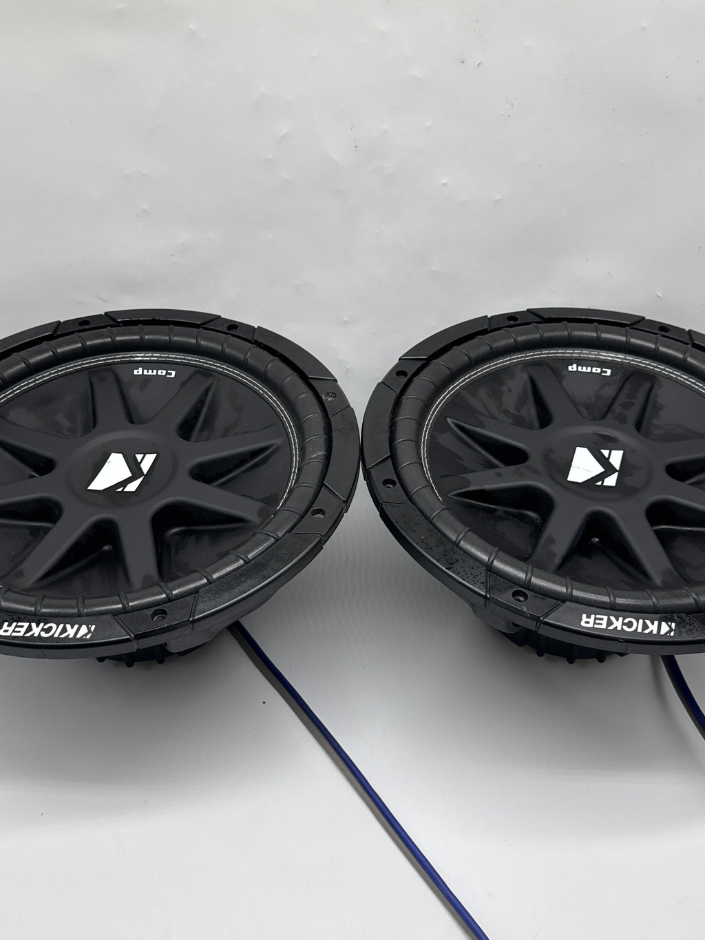 Kicker 43C124 Comp Series 12in 4-Ohm Subwoofers Pair 300W RMS 600W Peak - Used