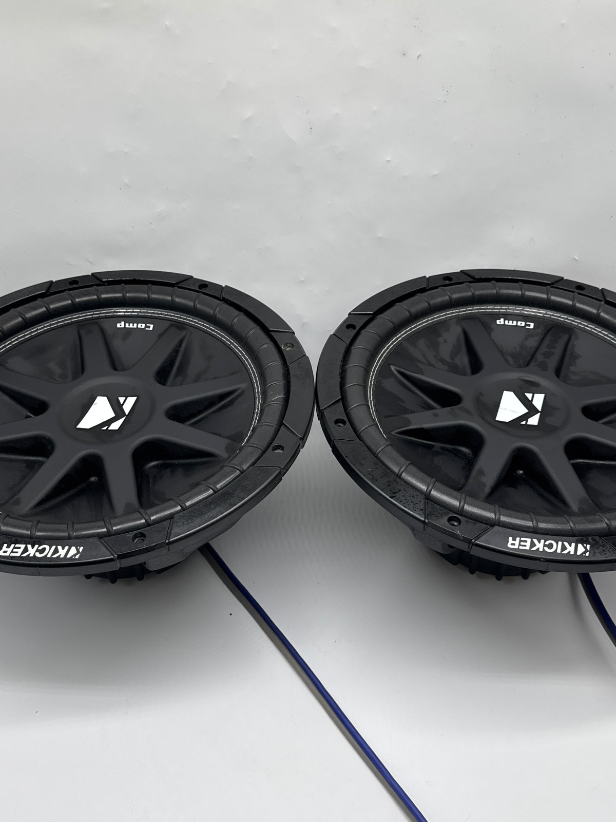 Kicker 43C124 Comp Series 12in 4-Ohm Subwoofers Pair 300W RMS 600W Peak - Used