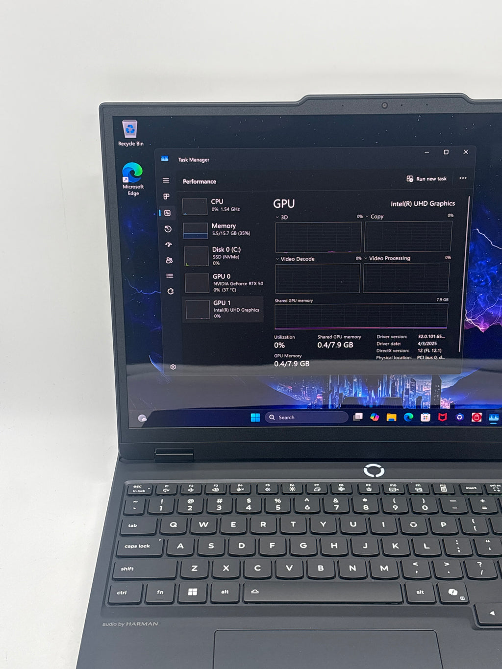 Lenovo Legion 5i 15IRX10 i7-14700HX 16GB RAM 1TB SSD RTX 5060 - Open Box