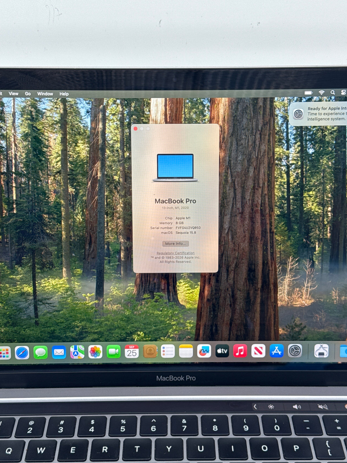 Apple MacBook Pro 13 Inch A2338 Apple M1 Chip 8GB RAM 256GB SSD - Used
