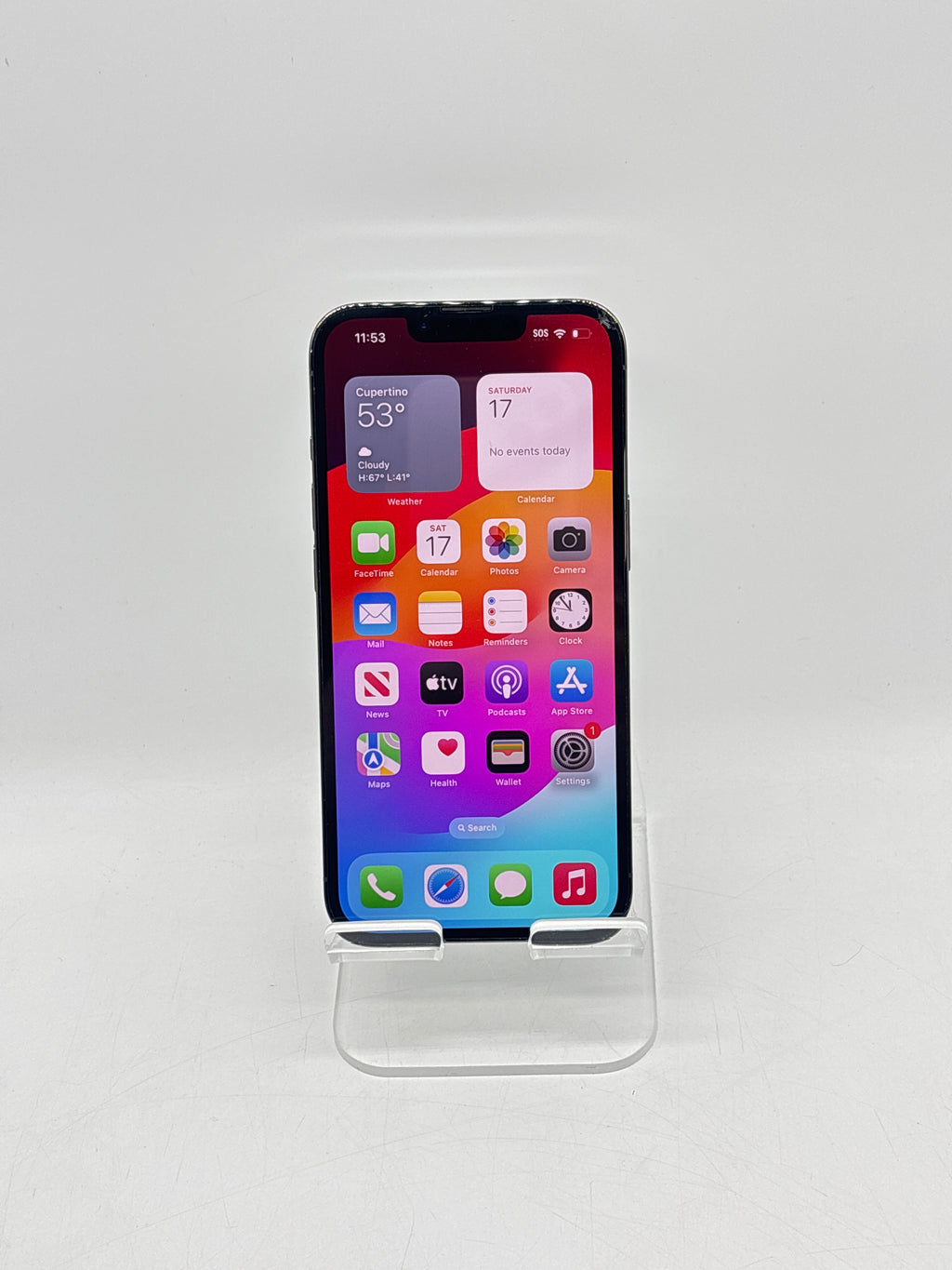 Apple iPhone 13 Pro 6.1 in 128 GB Green Unlocked - Crack on Screen