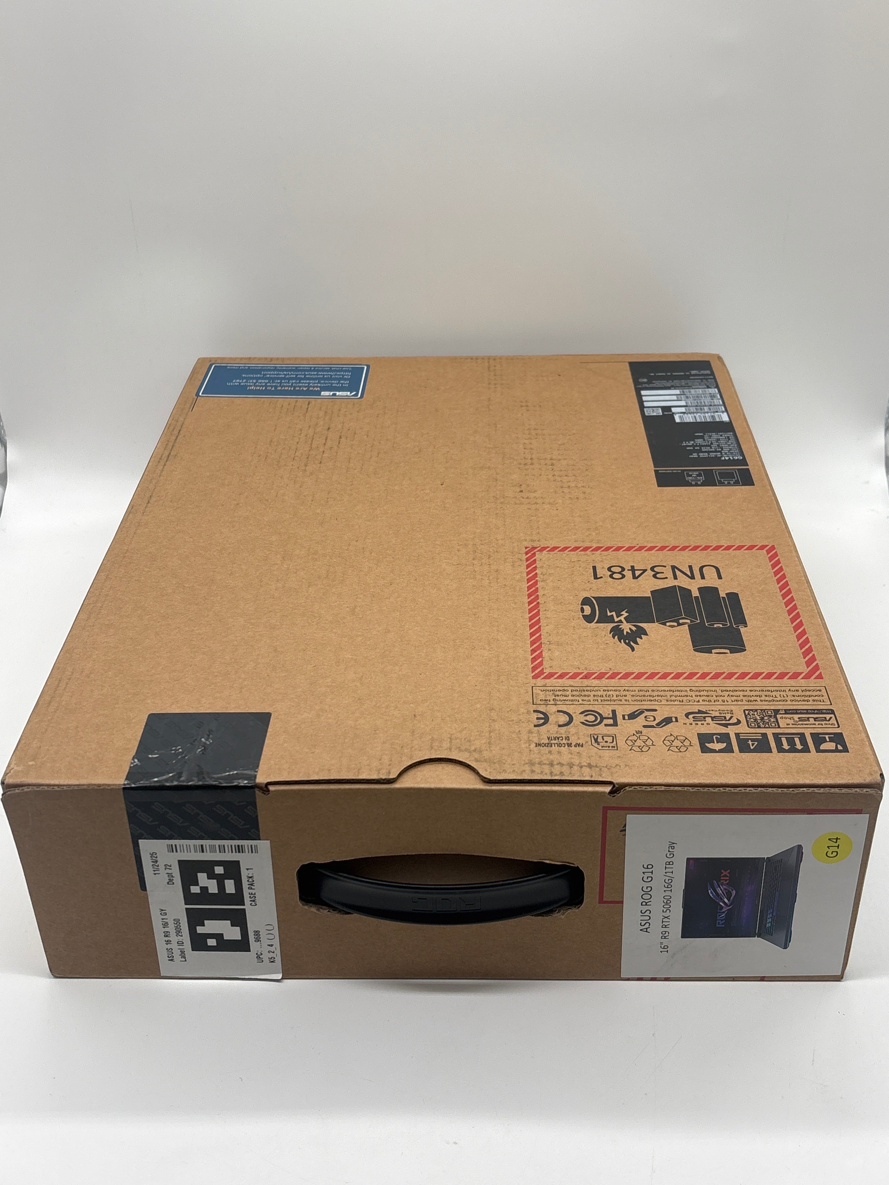Asus ROG G16 Ryzen 9 9955HX 16GB RAM 1TB SSD RTX 5060 - New In Box