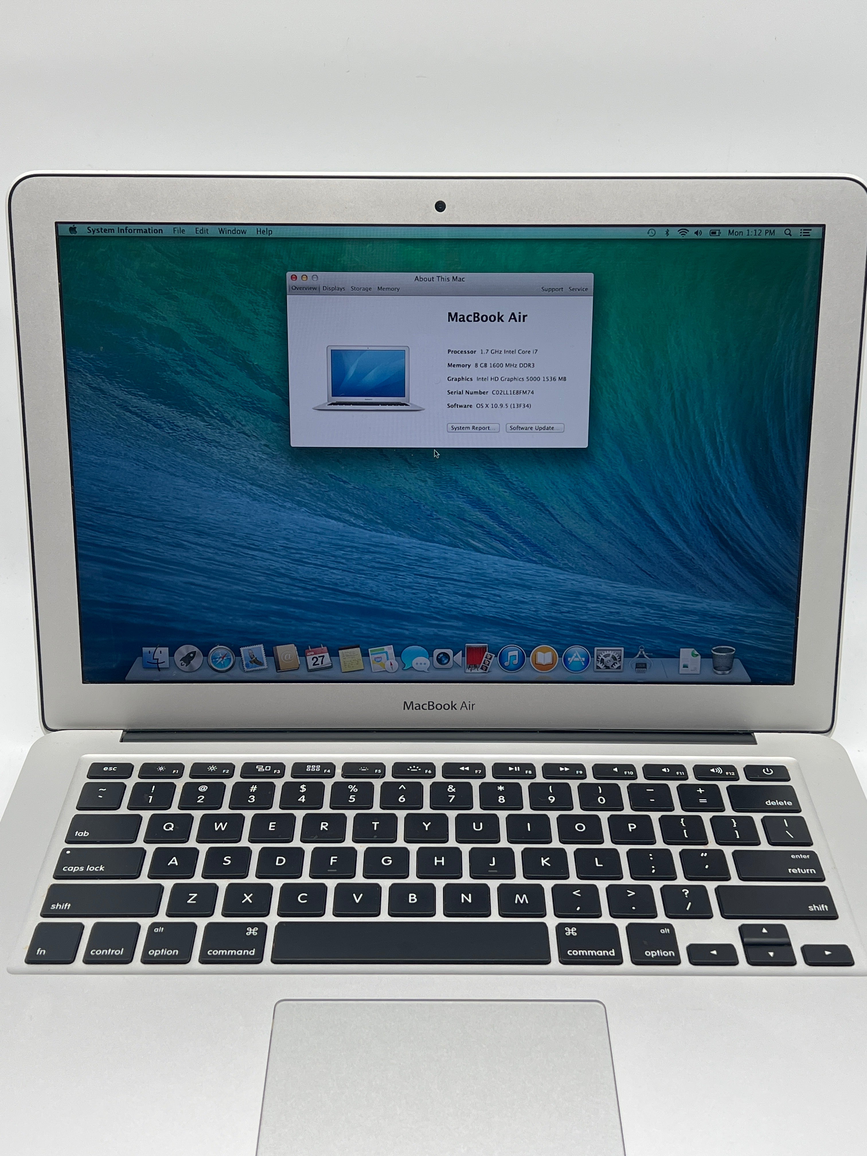 Apple MacBook Air 13" A1466 2013 i7 8GB RAM 512GB Flash Storage - Used