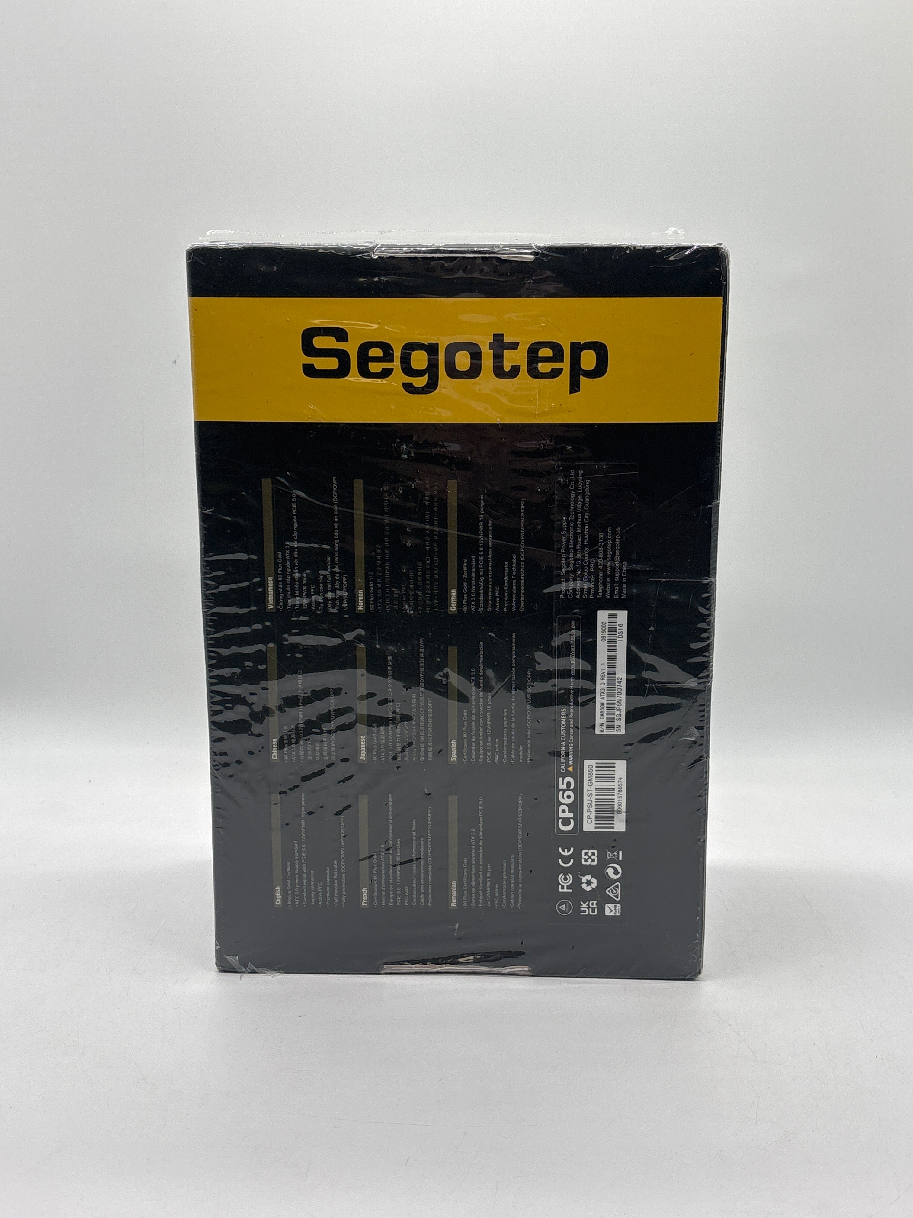 Segotep GM850W ATX Power Module New In Box