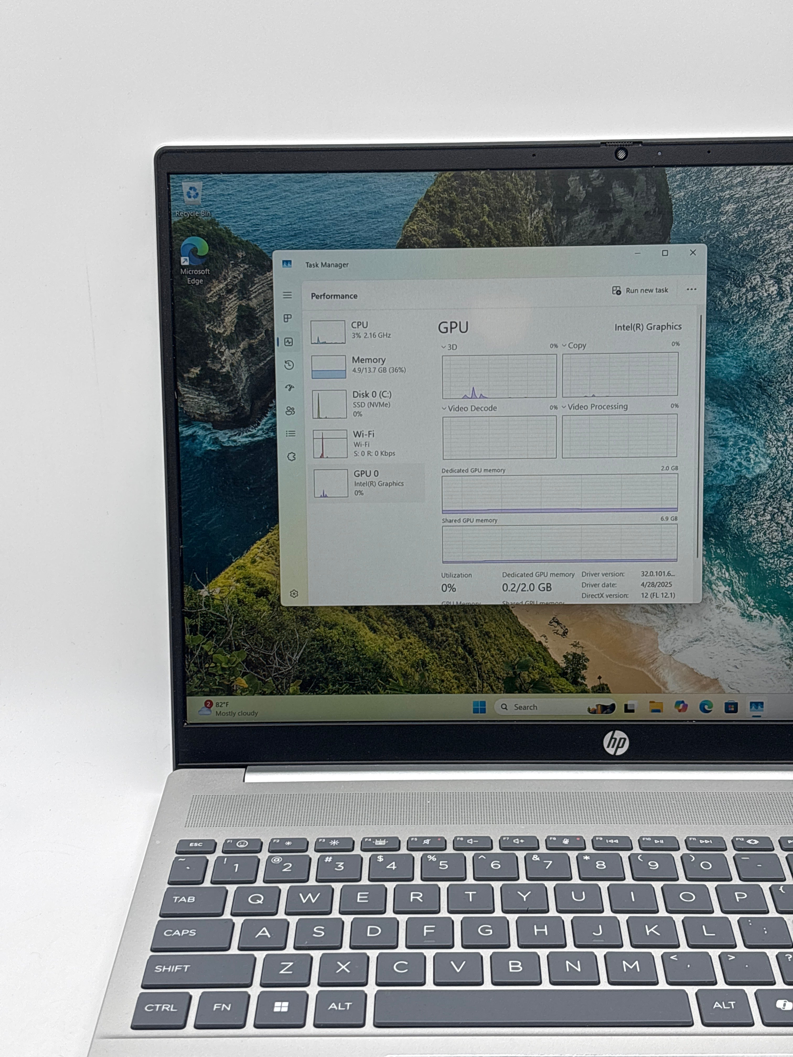 HP Pavilion 16-af0063cl Core 5 120U 16GB RAM 1TB SSD