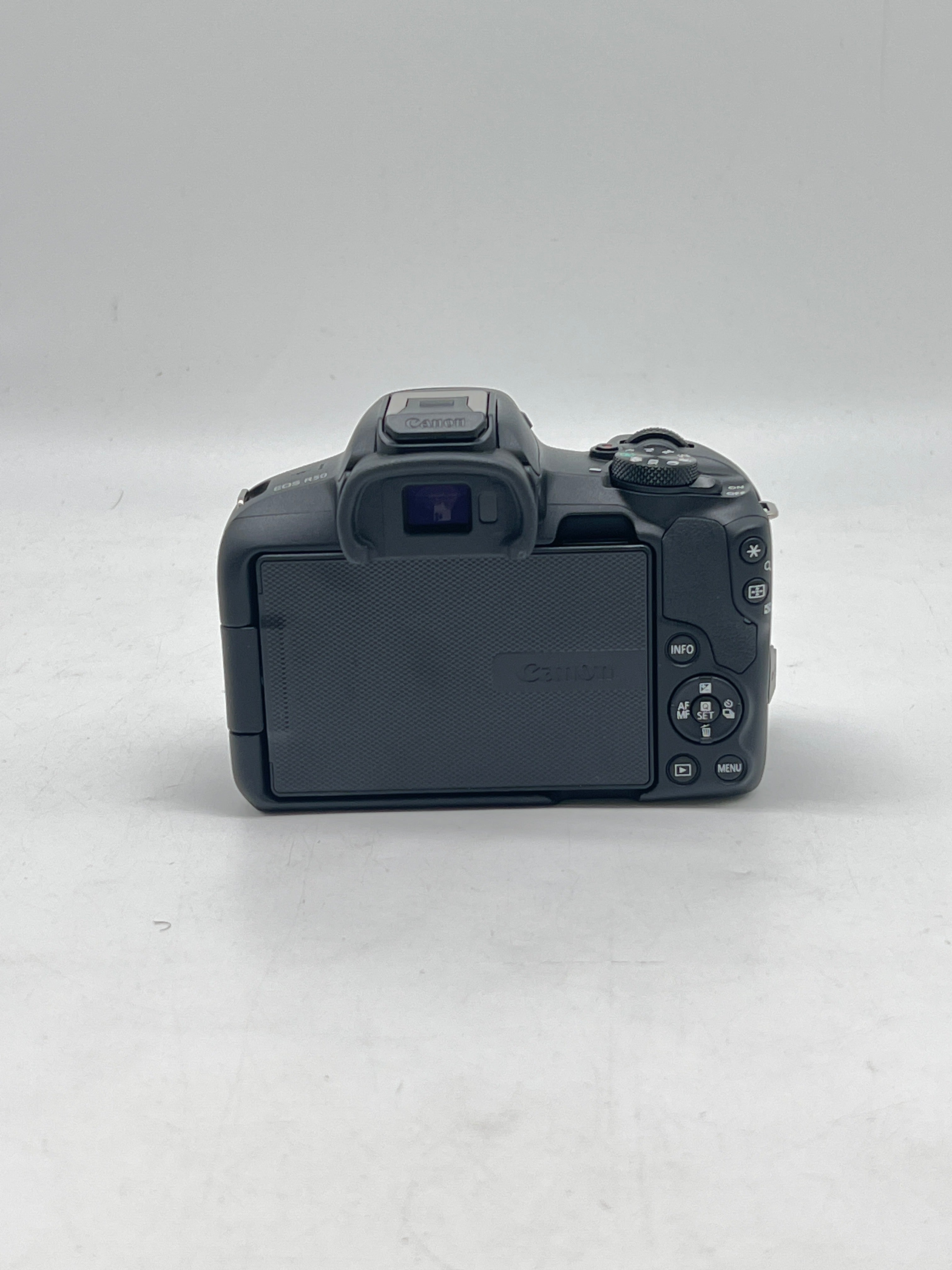 Canon EOS R50 Digital SLR Camera Black with Box and Accessory