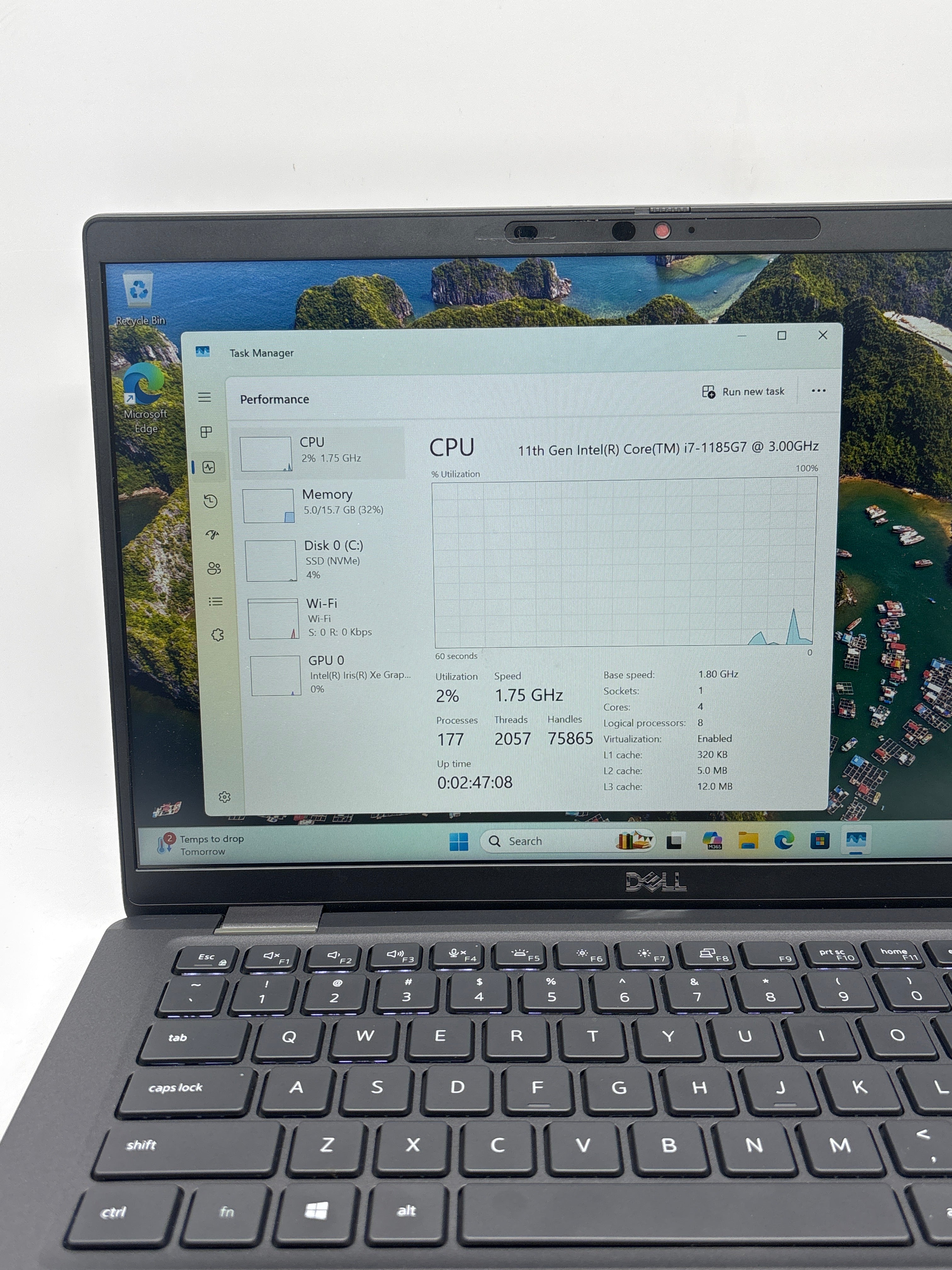 Dell Latitude 7420 14 inch i7-1185G7 16GB RAM 512GB SSD Black - Used