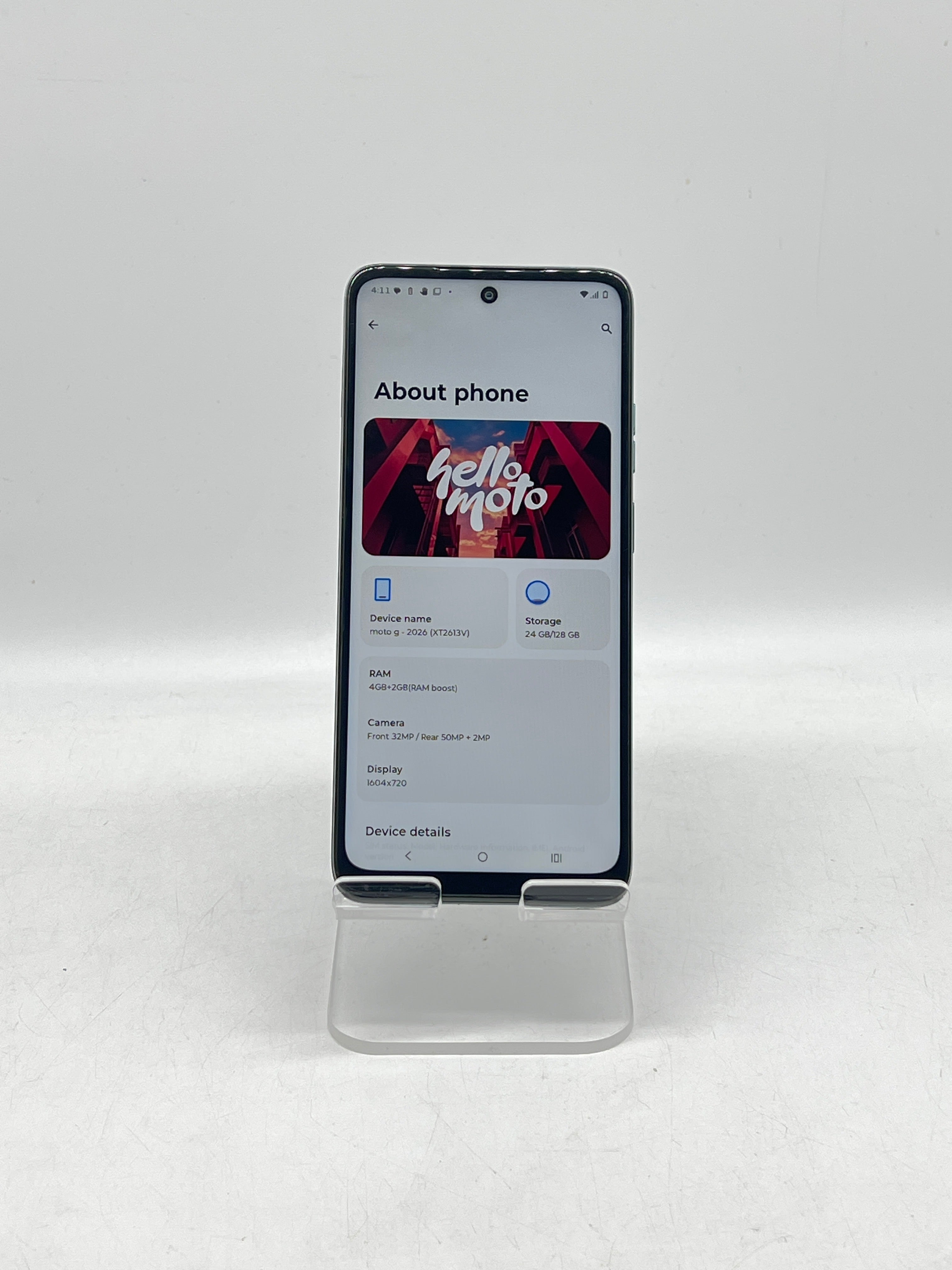 Motorola Moto G 5G 2026 XT2613V 128GB Verizon - For Parts