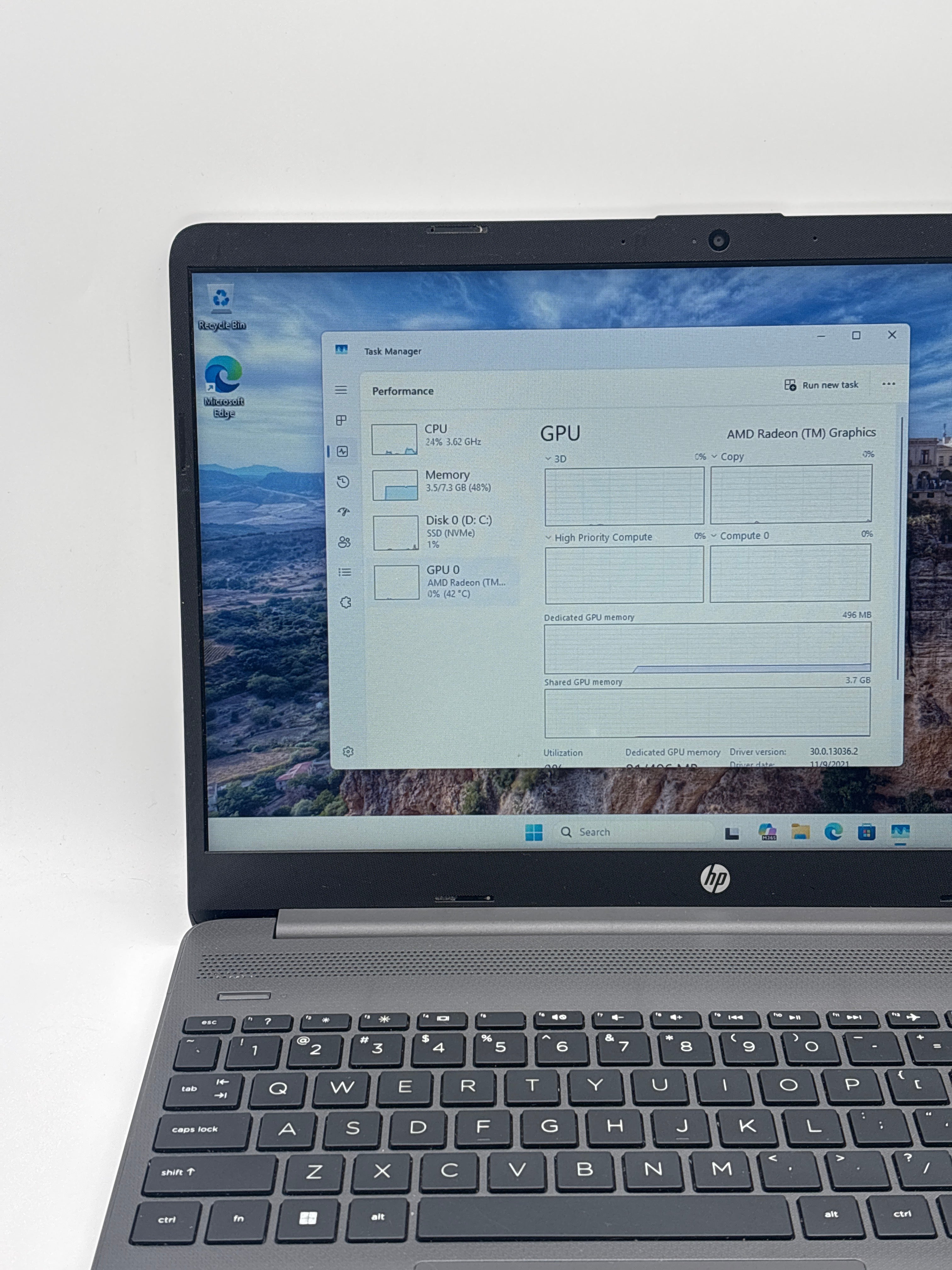 HP 255 G9 Ryzen 3 5425U 8GB RAM 128GB SSD - For Parts (Read DESC)