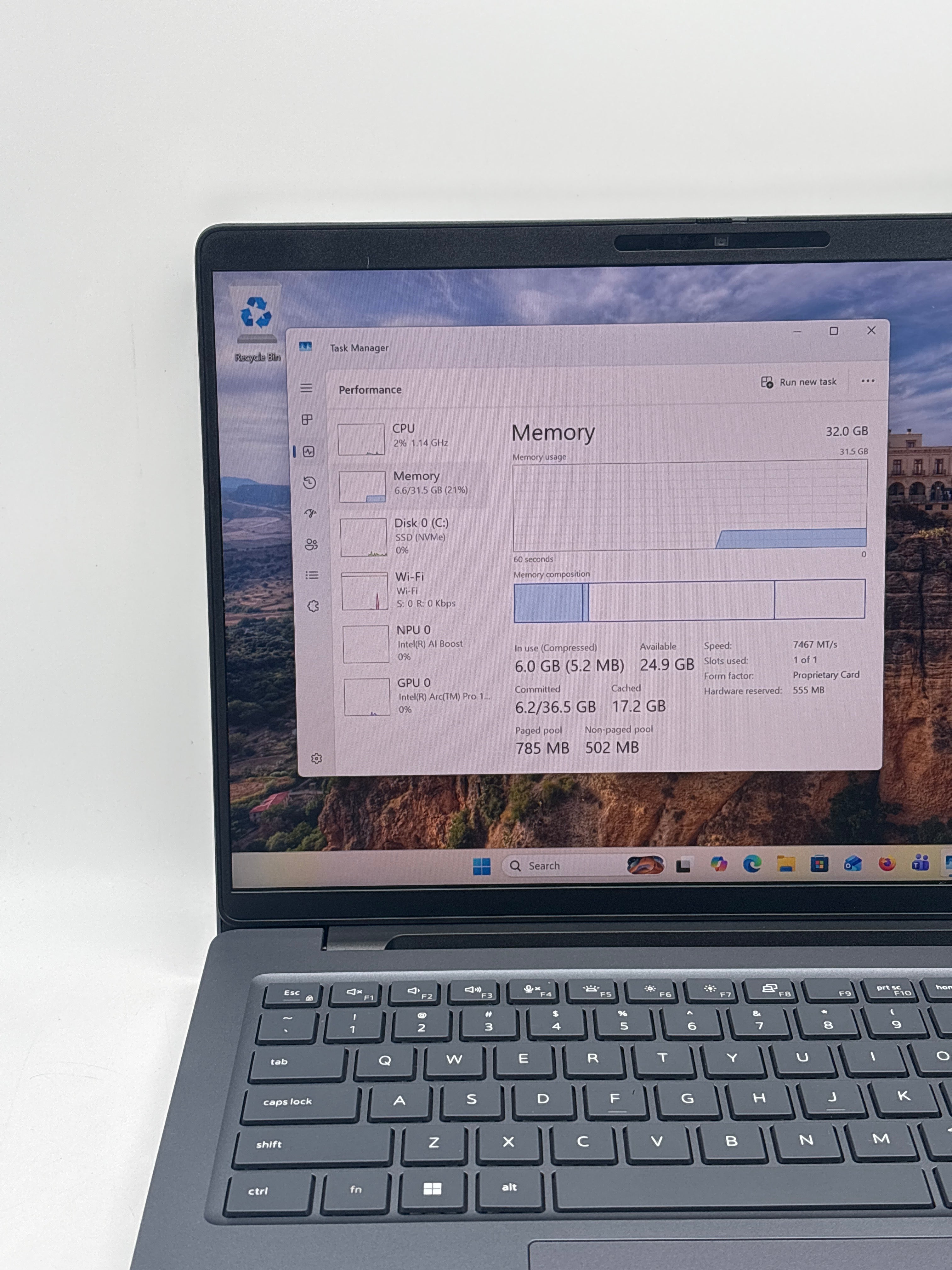Dell Pro Max 14 Ultra 7 265H 32GB RAM 512GB SSD - Bios Locked Read