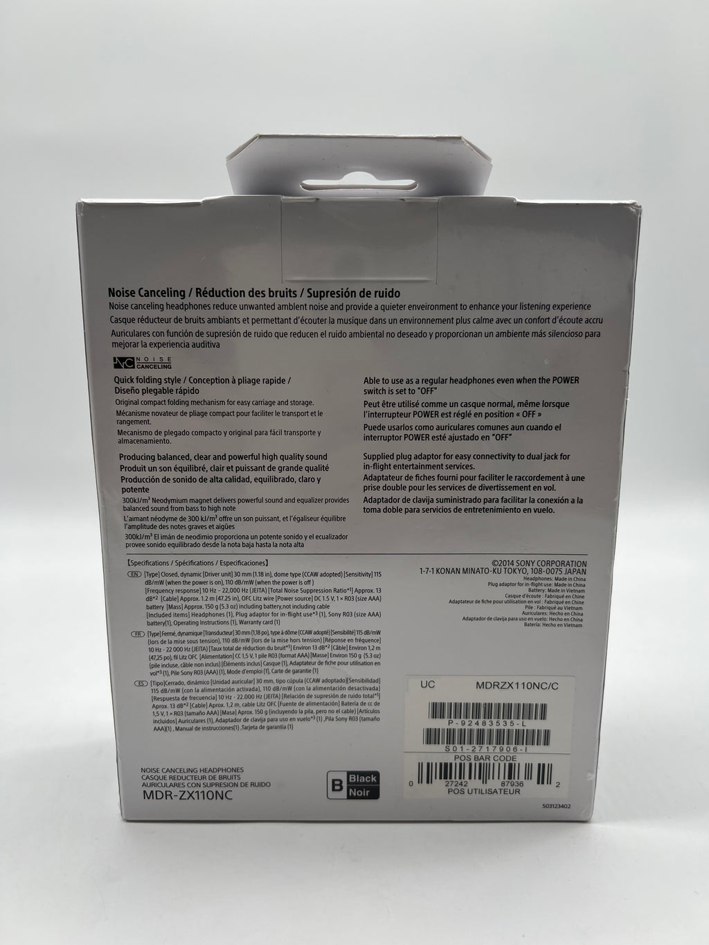 Sony MDR-ZX110 Headphones - New In Box