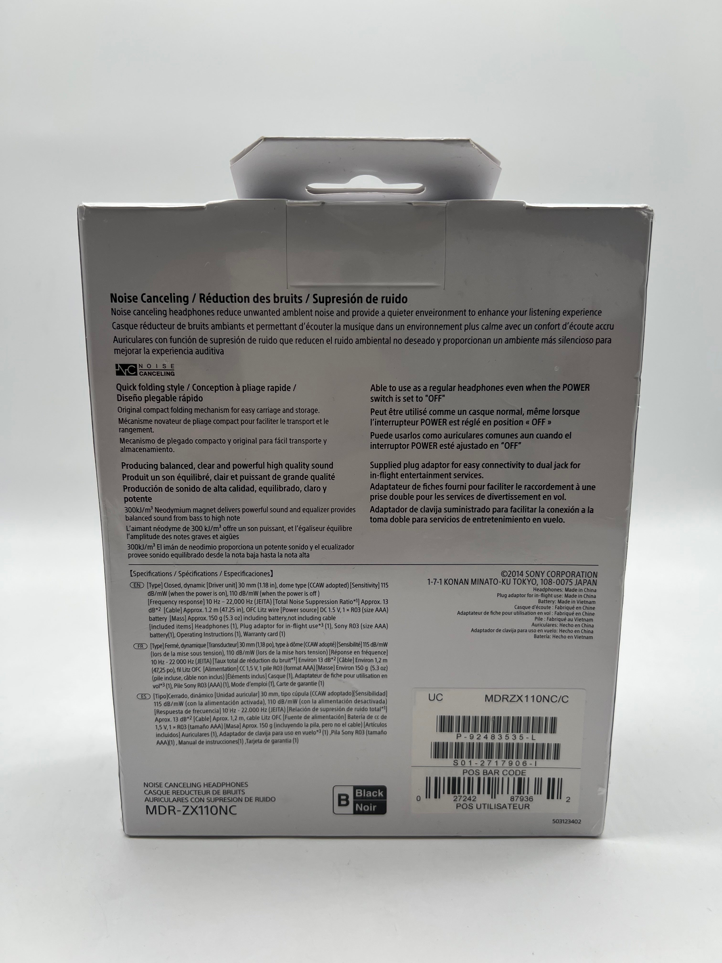 Sony MDR-ZX110 Headphones - New In Box