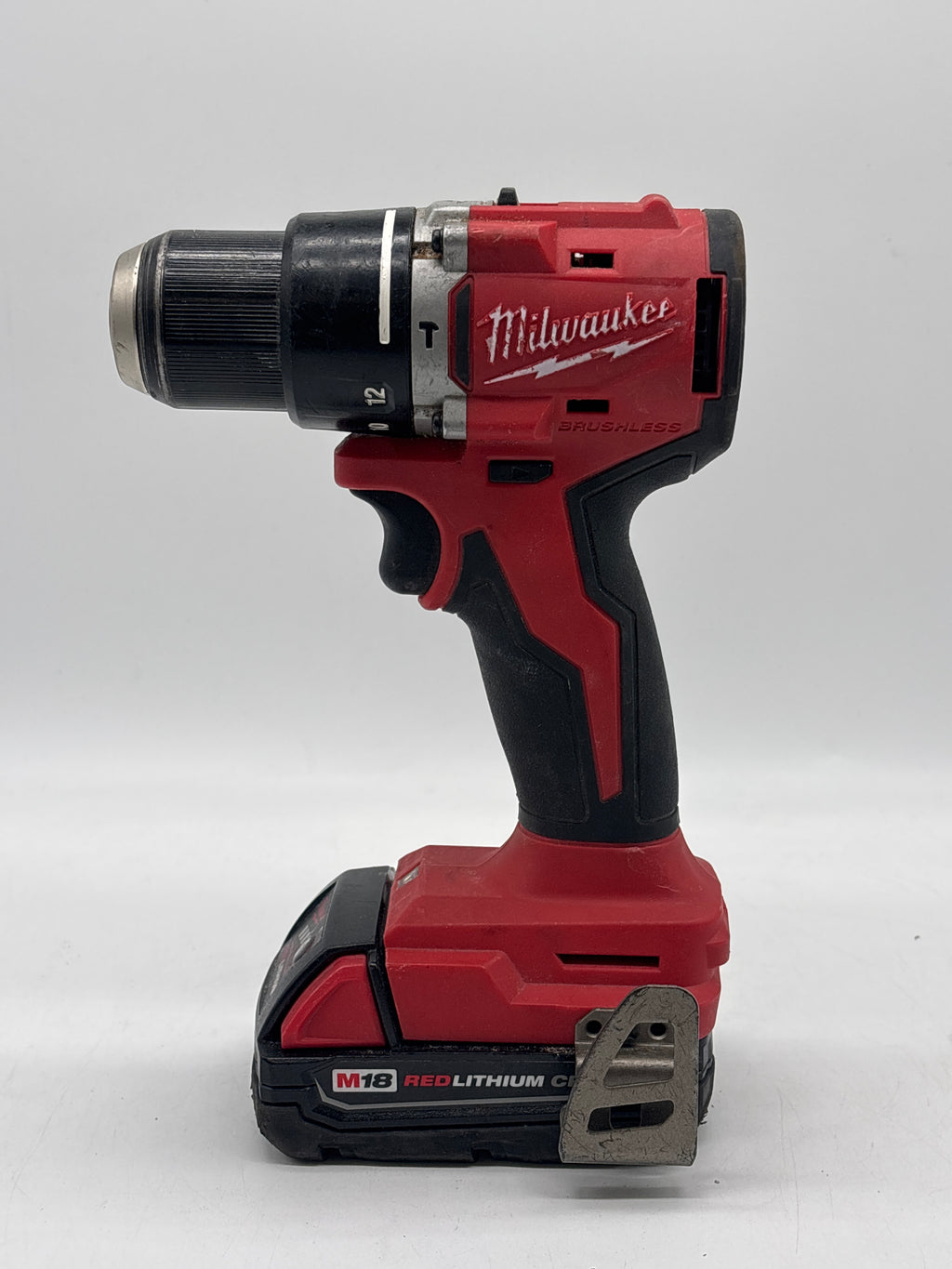 Milwaukee 3602-20 18V Cordless Hammer Drill Driver Battery Included Used