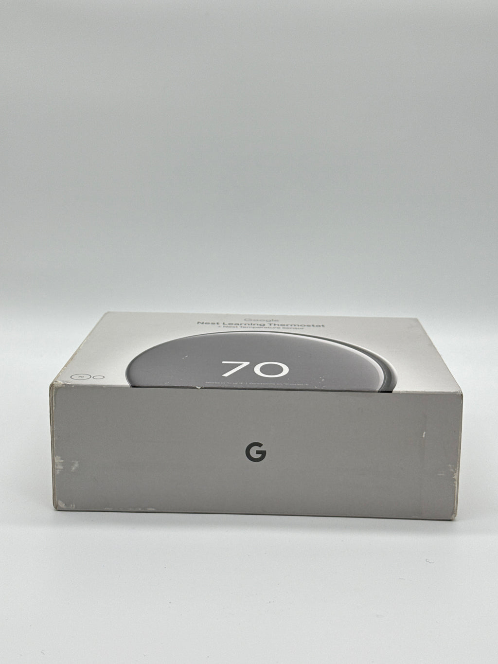 Google Nest Learning Thermostat 4th Gen Silver Programmable New In Box