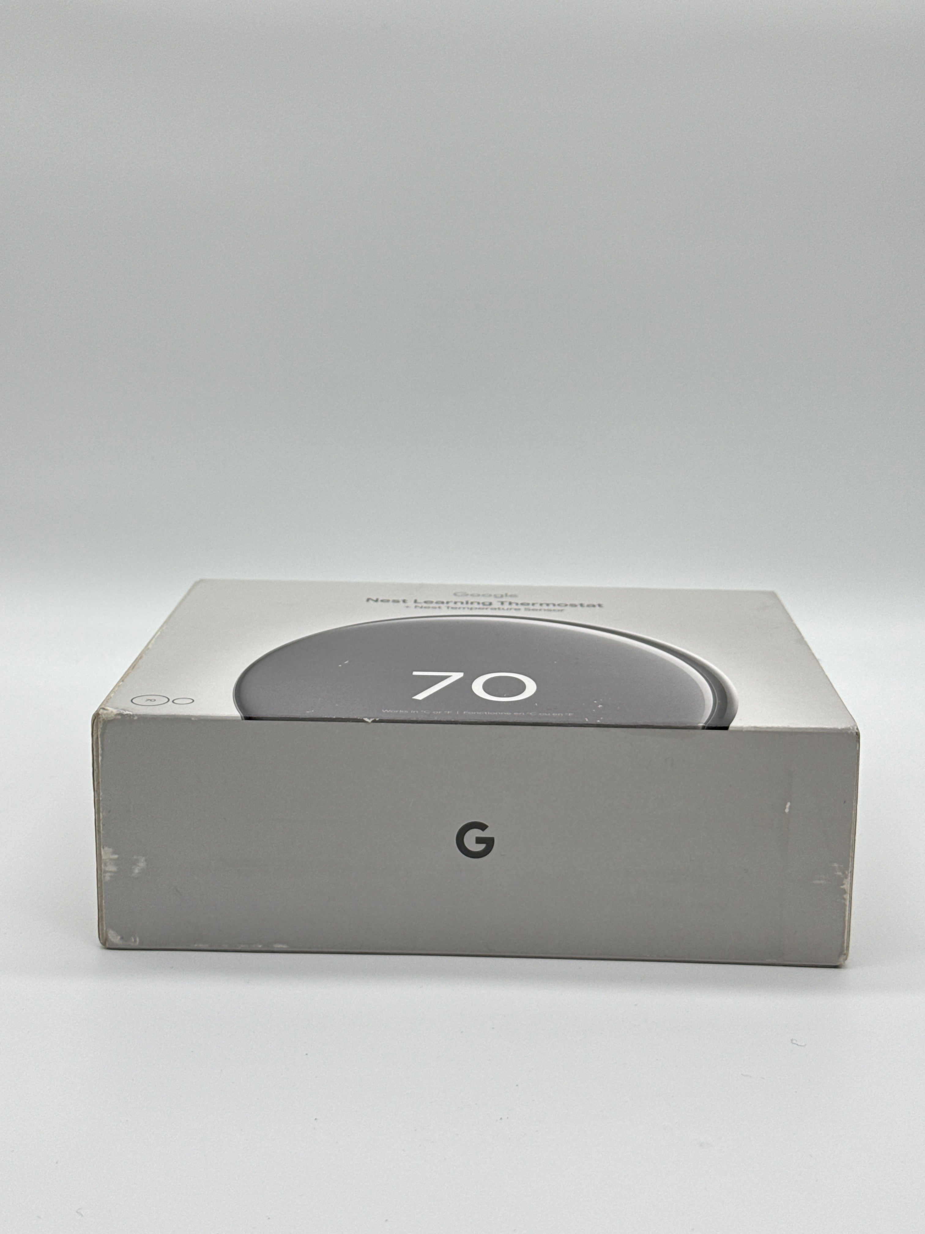 Google Nest Learning Thermostat 4th Gen Silver Programmable New In Box