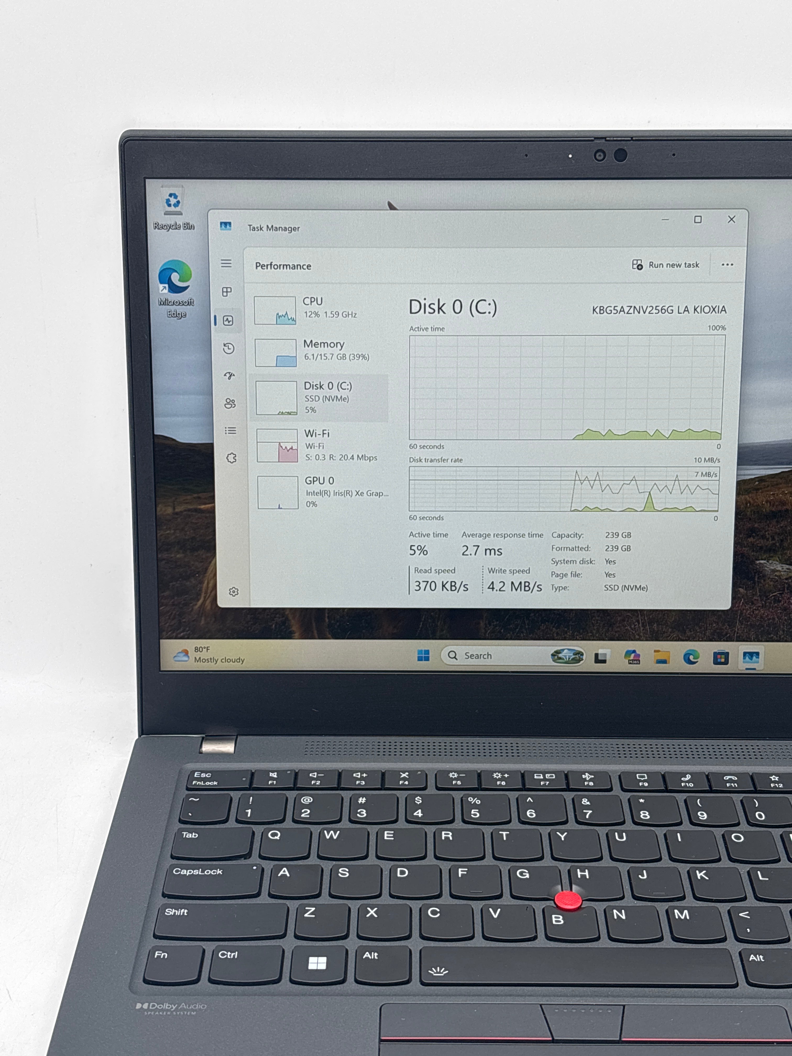 Lenovo Thinkpad T14s Gen 2 Touch i5-1145G7 16GB RAM 256GB SSD