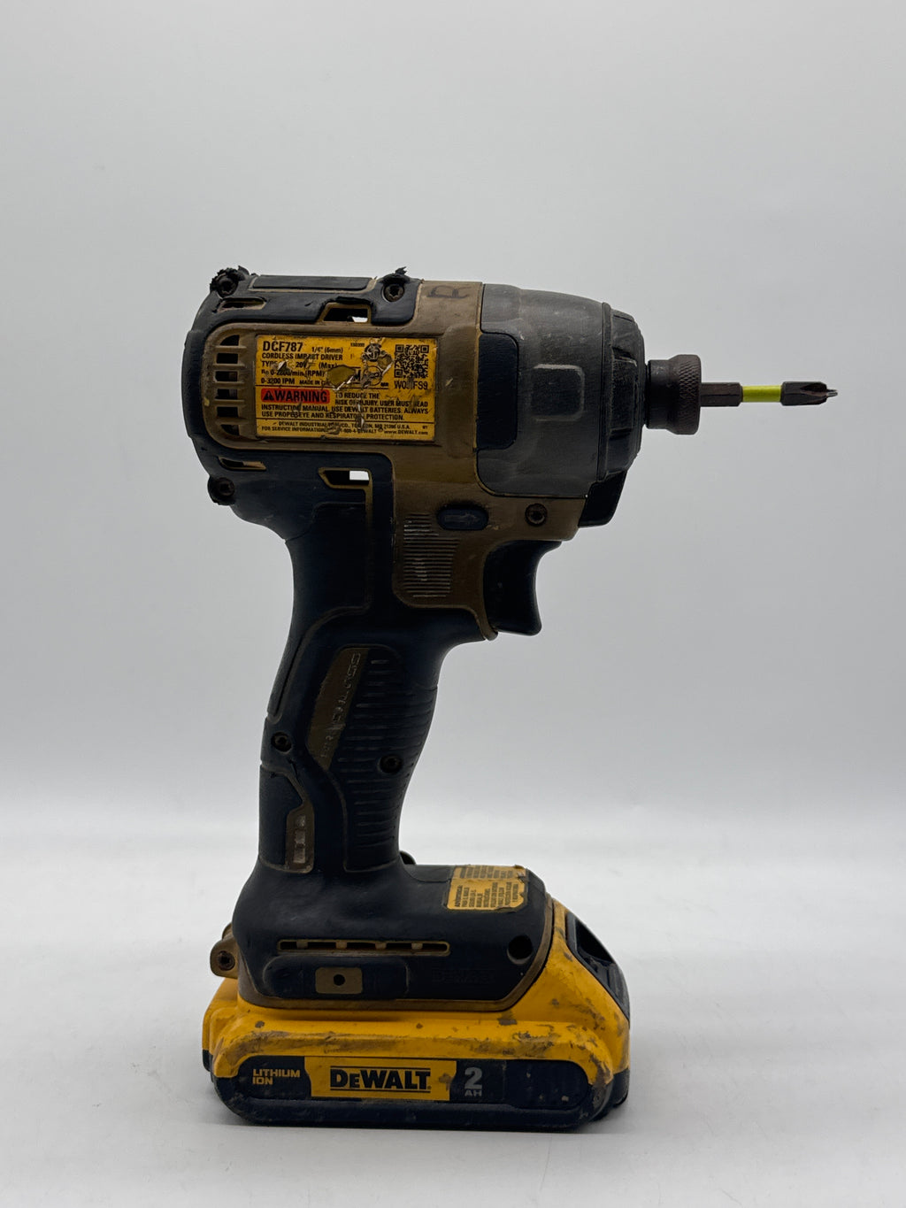 DeWalt DCF787 20V Cordless Impact Driver W/ Battery & Philips Bit - Used