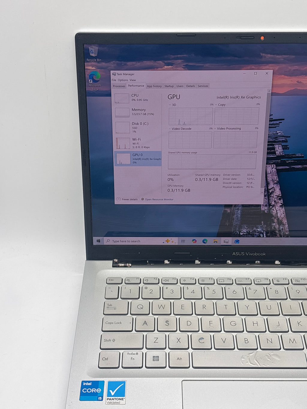 Asus VivoBook A1403Z i5-12500H 24GB RAM 512GB SSD - For Parts (Read DESC)