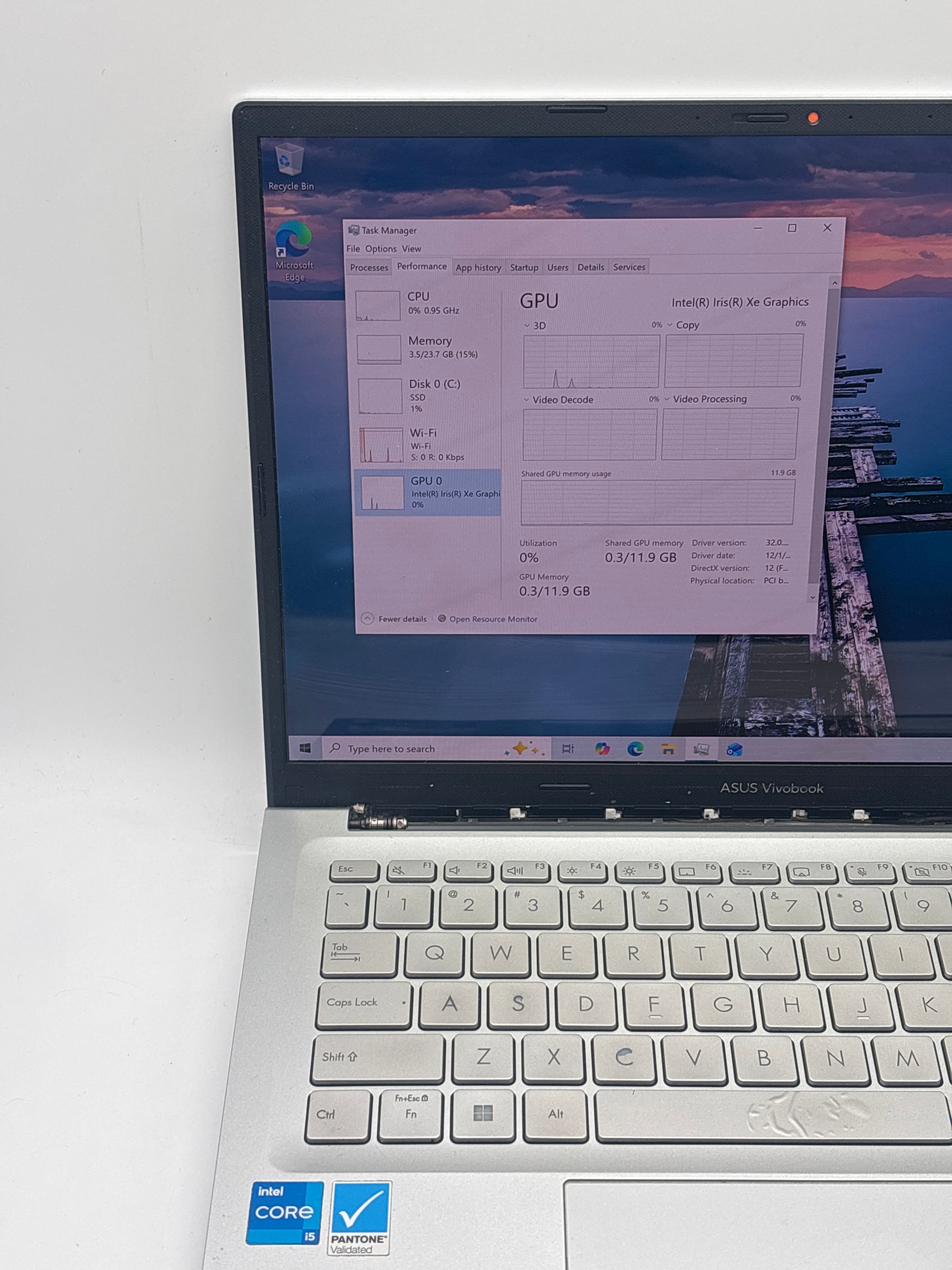 Asus VivoBook A1403Z i5-12500H 24GB RAM 512GB SSD - For Parts (Read DESC)