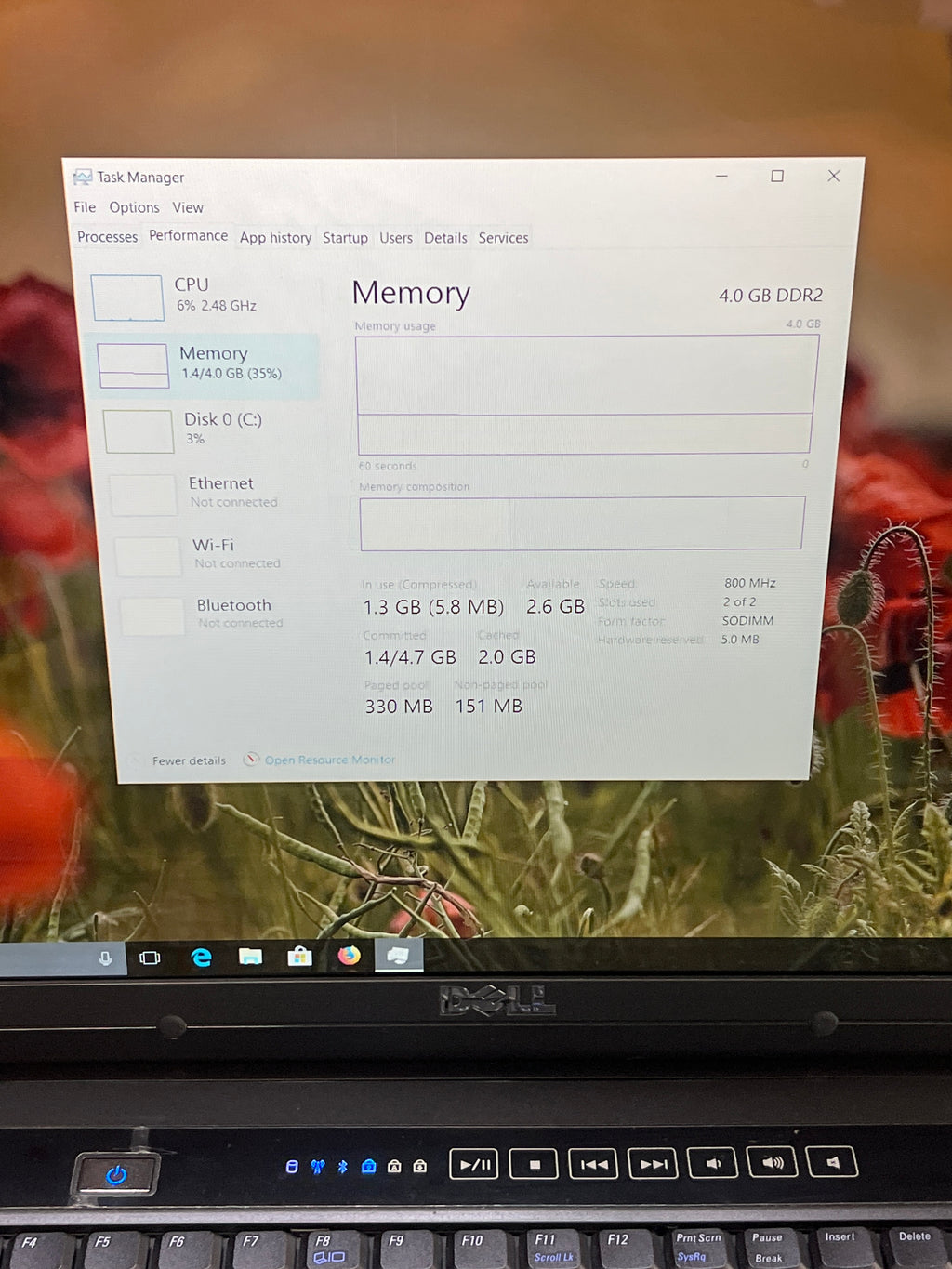 Dell Vostro 1720 2 Duo T9550 4GB RAM 160GB HD - For Parts (Bad Battery)