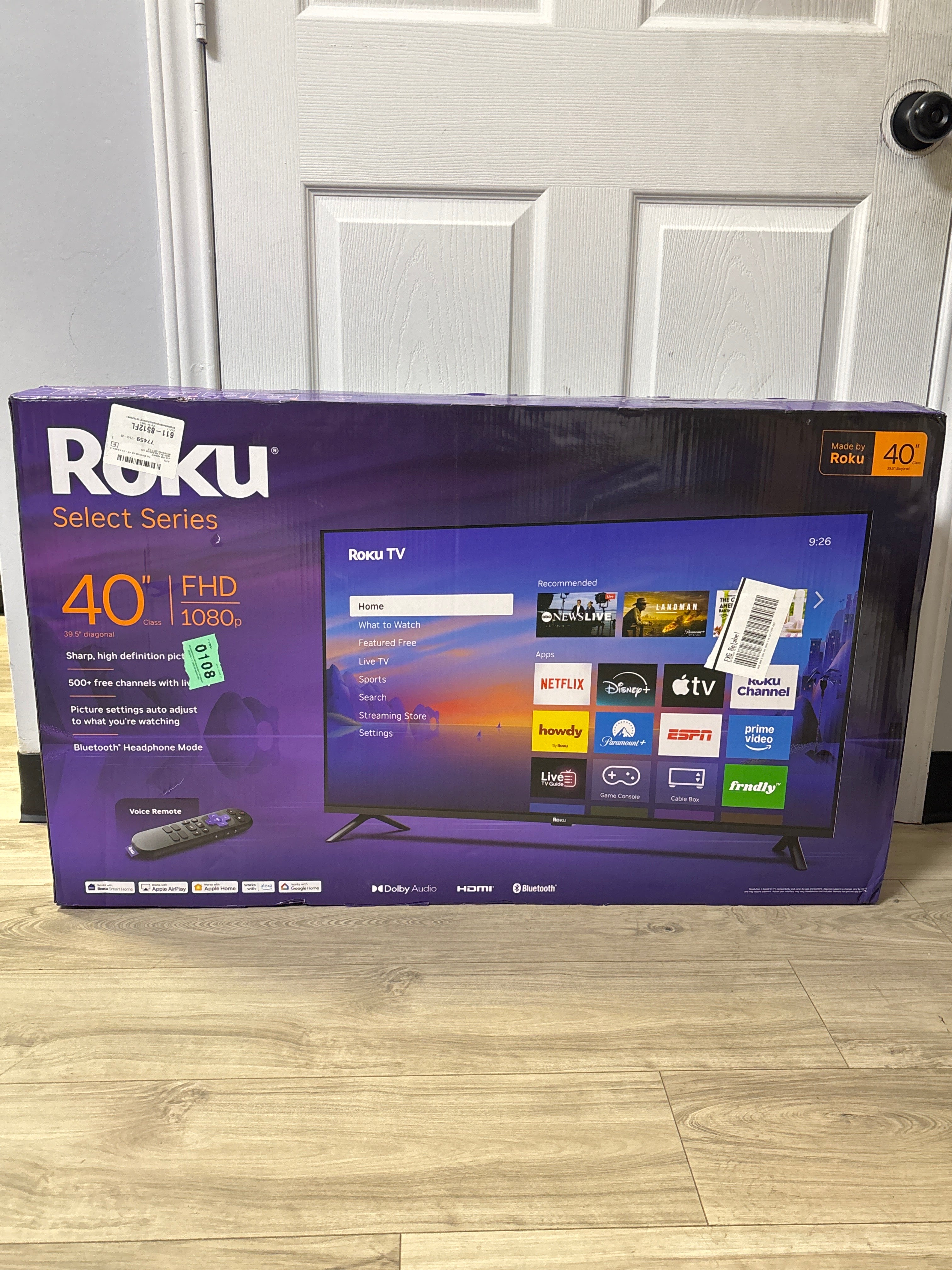 Roku Select Series 40" FHD Smart TV Black - New in Box