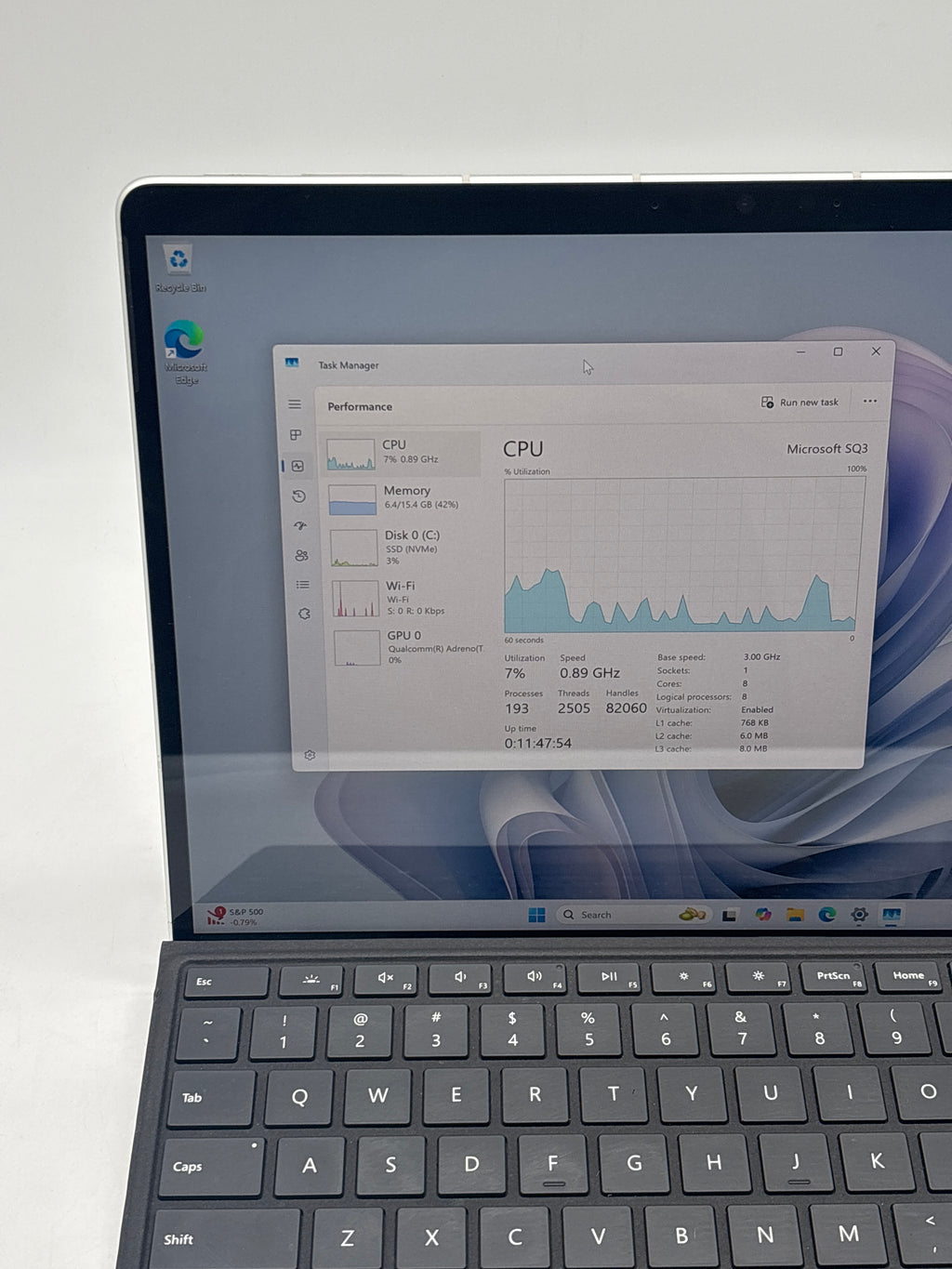 Microsoft Surface Pro 9 1997 SQ3 16GB RAM 512GB SSD