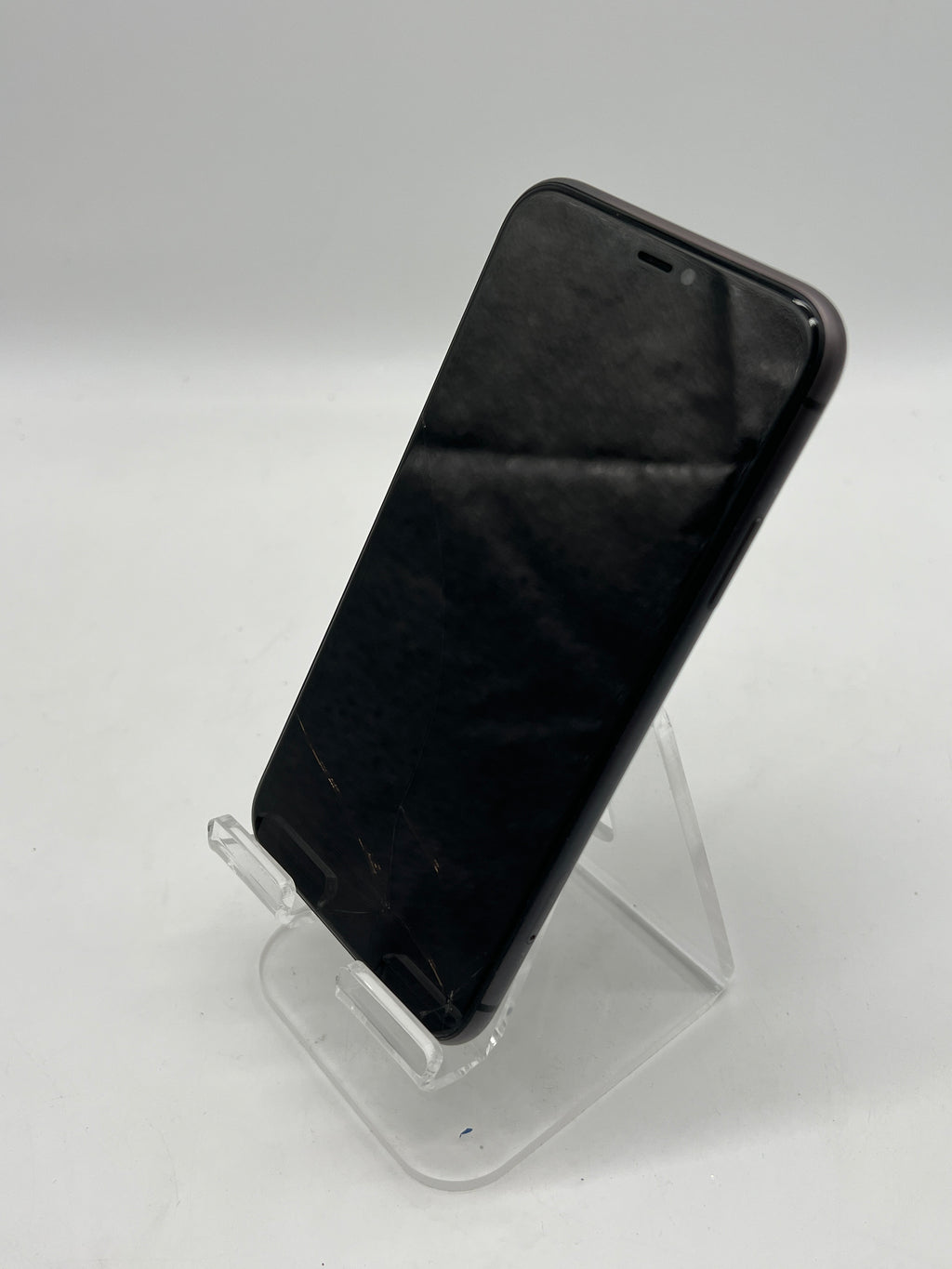 Apple iPhone 11 64GB Black Verizon - For Parts (Bad battery, Crack screen)